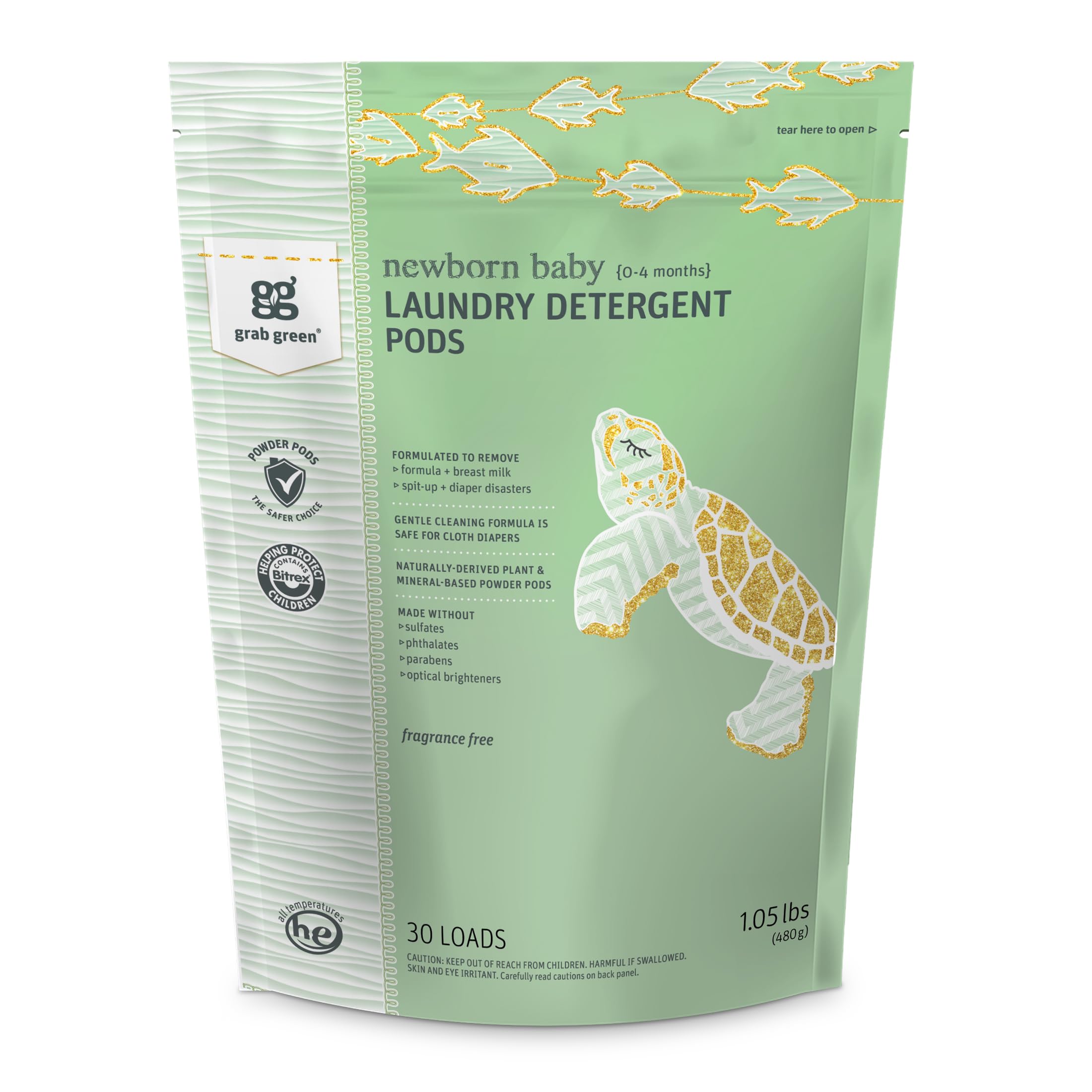 Detergente En Cápsulas Grab Green Newborn, 30 Unidades - Venta Internacional. $647