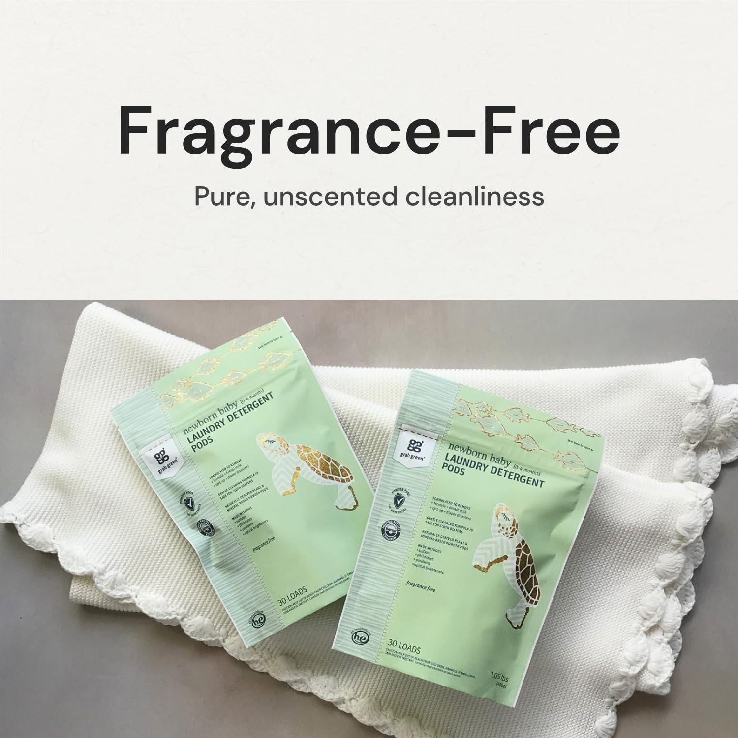 Foto 4 pulgar | Detergente En Cápsulas Grab Green Newborn, 30 Unidades - Venta Internacional.