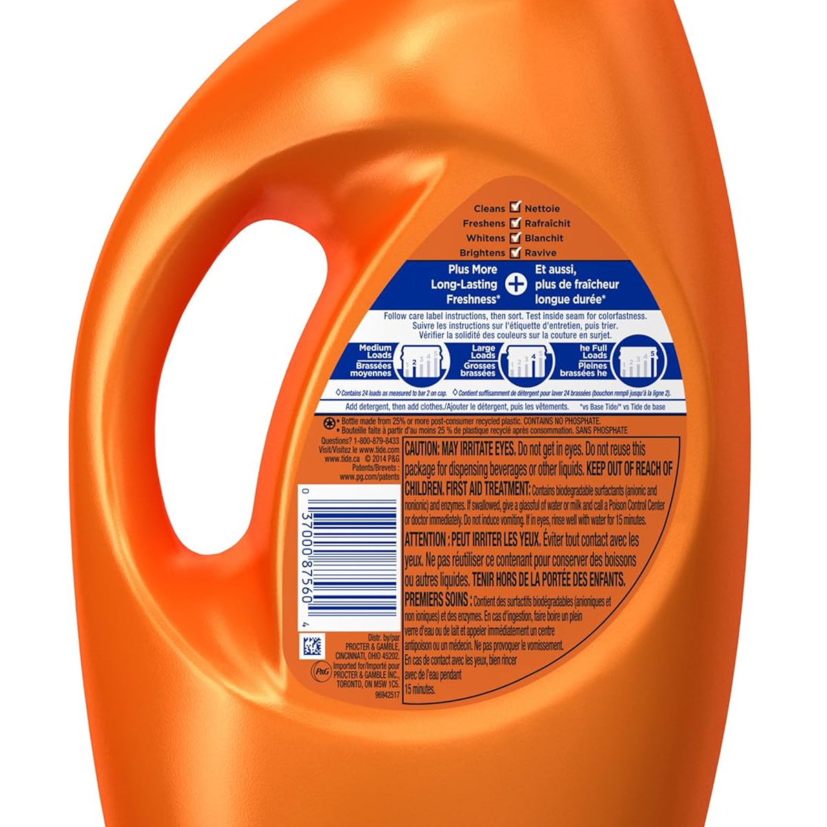 Foto 3 pulgar | Detergente Líquido Tide Febreze Spring 1.36lt
