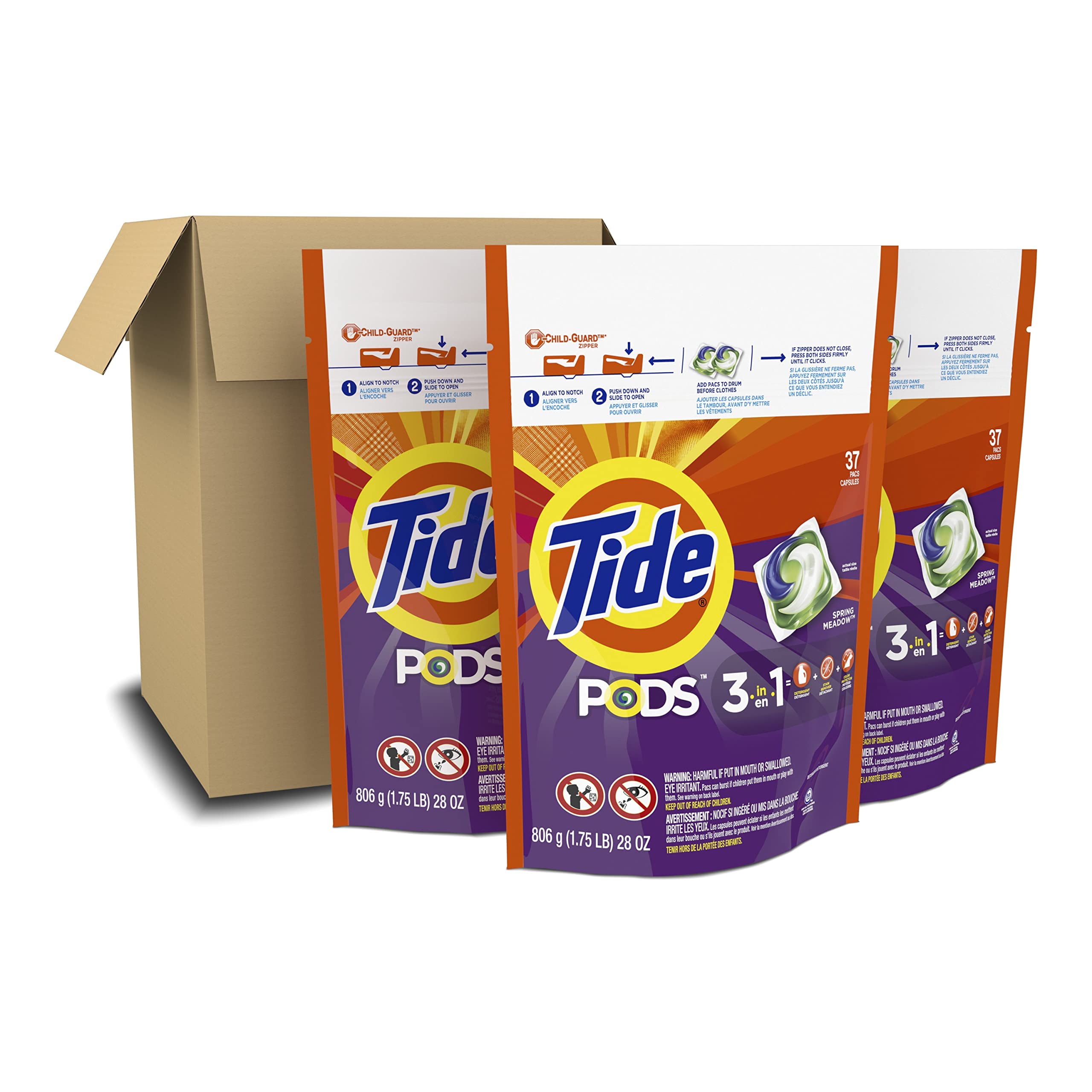 Foto 4 pulgar | Detergente Para Ropa En Cápsulas Tide Pods Spring Meadow  111 Unidades - Venta Internacional.