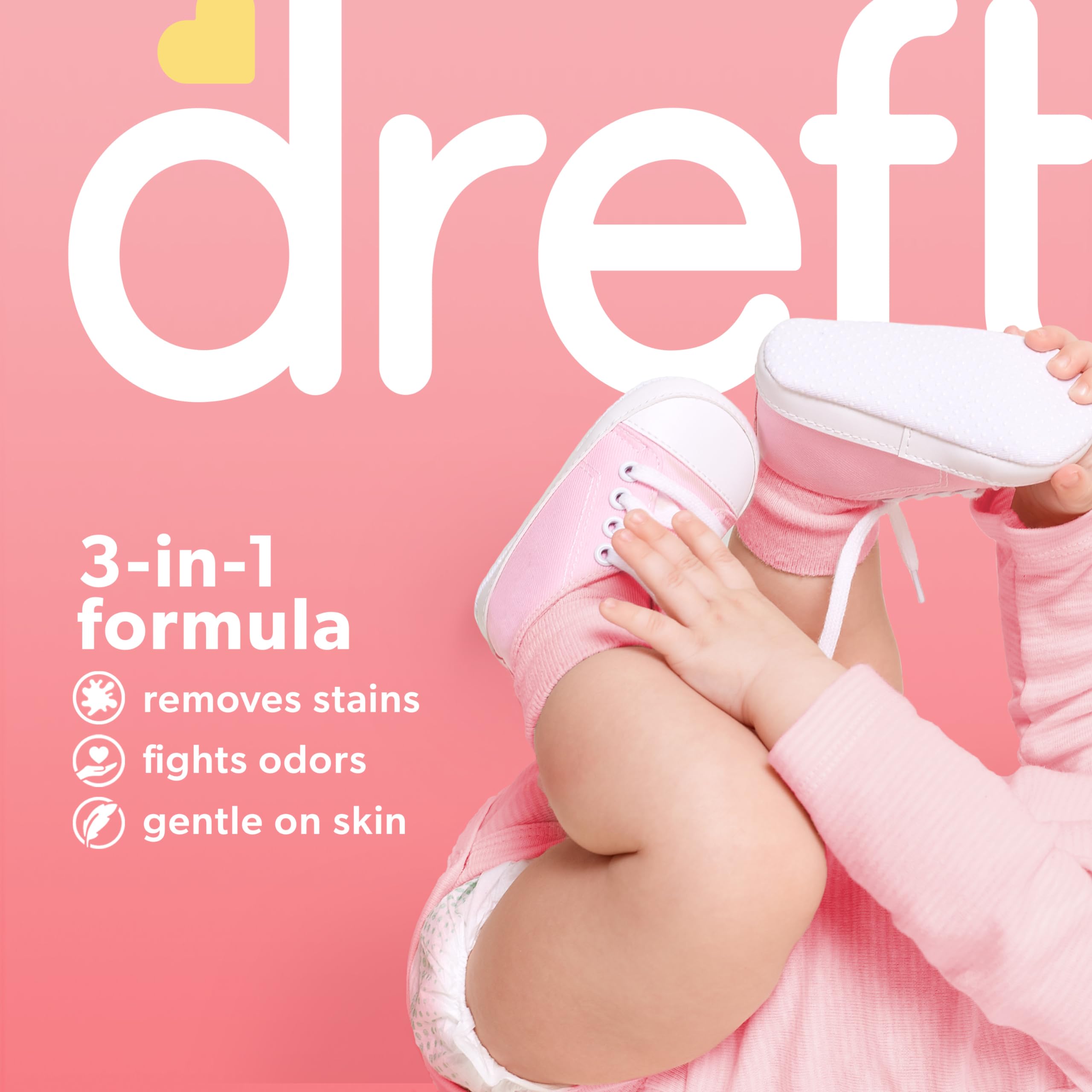 Foto 3 pulgar | Detergente Para Ropa Dreft Newborn Baby  32 Cargas  Paquete De 2 - Venta Internacional.