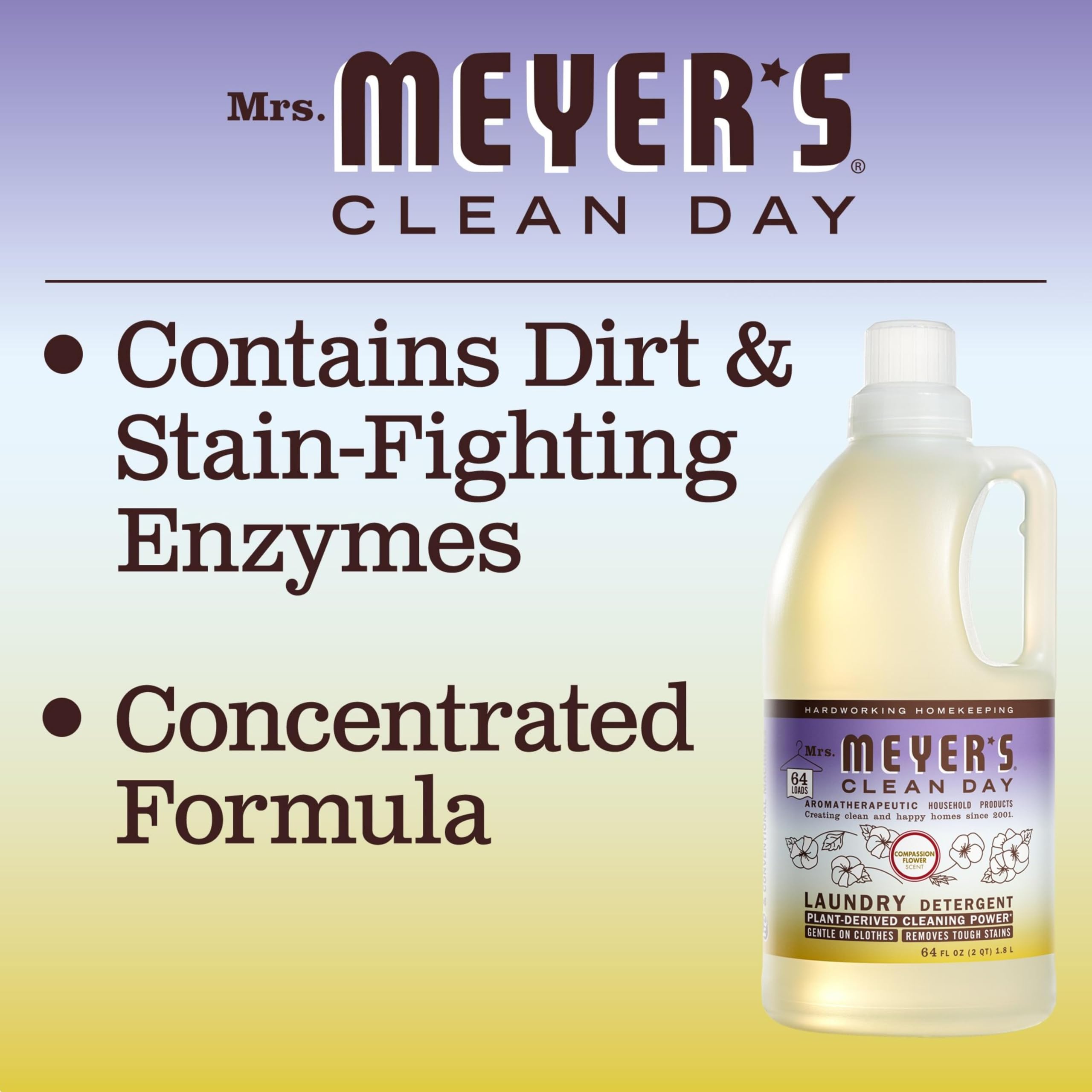 Foto 5 pulgar | Detergente Líquido Para Ropa Mrs. Meyer's Clean Day 1.89l - Venta Internacional.