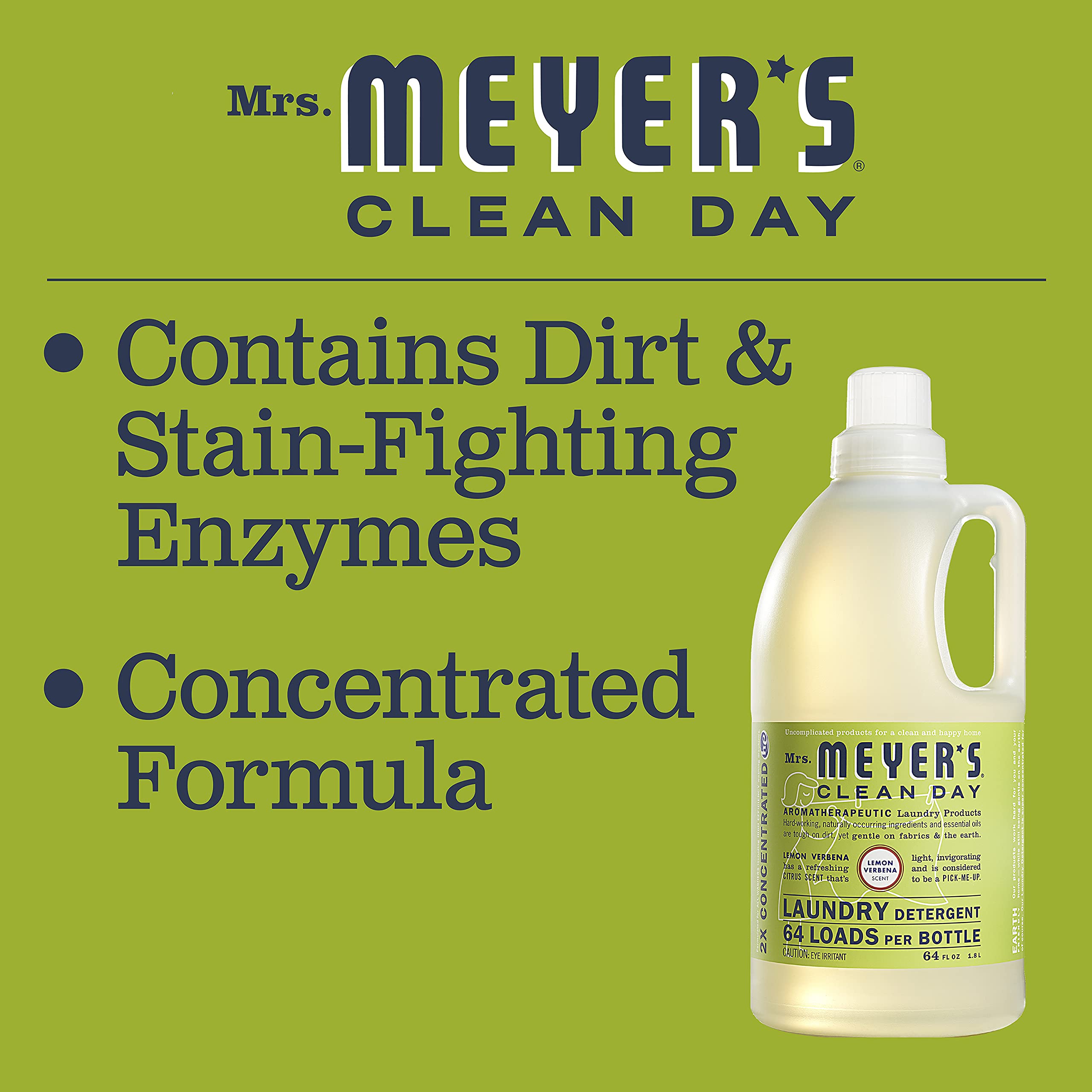Foto 5 pulgar | Detergente Líquido Para Ropa Mrs. Meyer's Clean Day Lemon 1.89l - Venta Internacional.