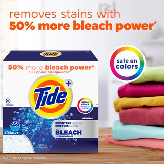 Foto 2 | Detergente Para Ropa Tide Powder Con Lejía 89 Cargas 3 8 Litros - Venta Internacional.