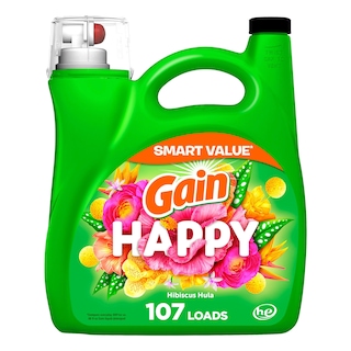 Foto 1 | Detergente Para Ropa Gain Happy Scent 4 5 L 107 Cargas Compatible Con He - Venta Internacional.