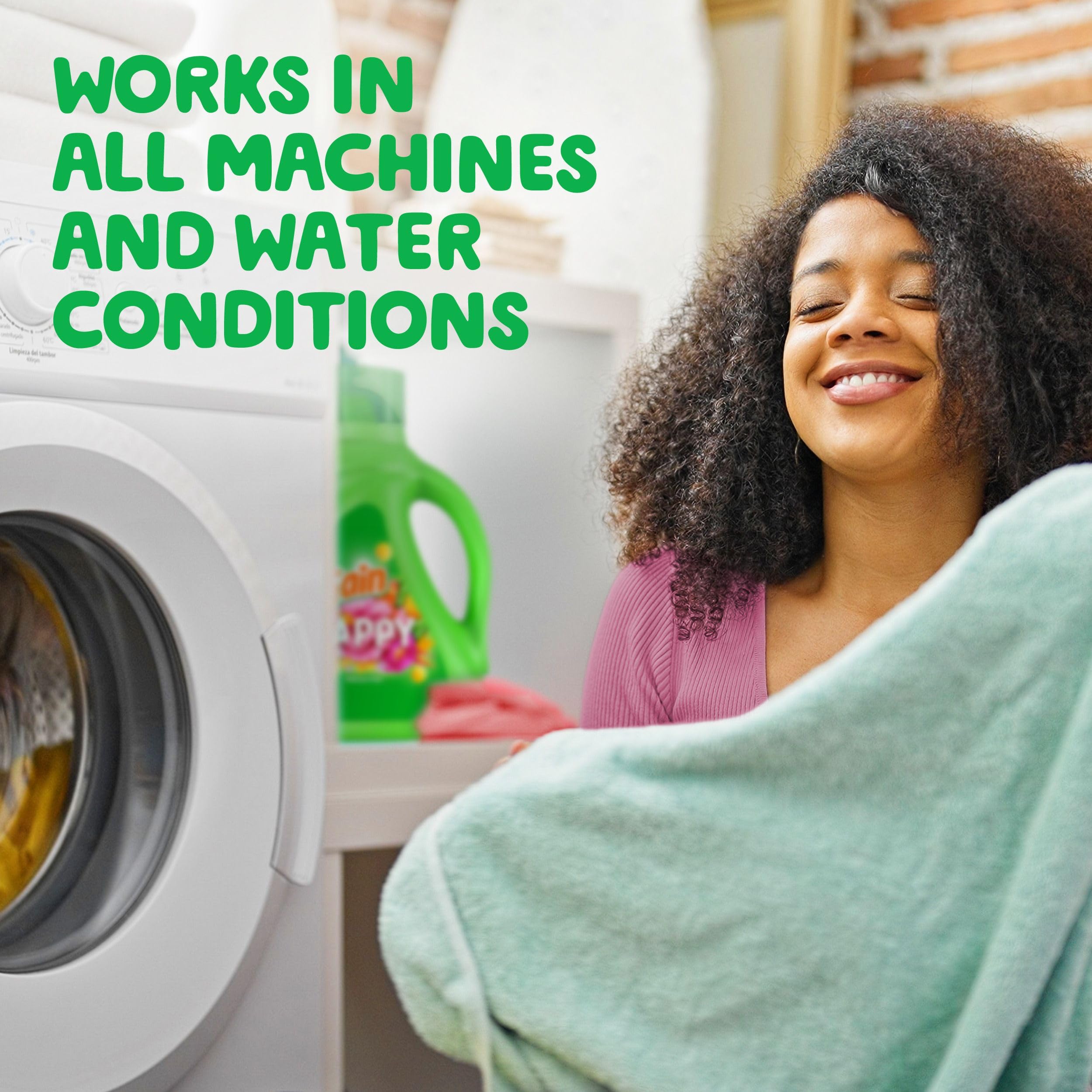 Foto 7 | Detergente Para Ropa Gain Happy Scent  4 5 L  107 Cargas  Compatible Con He - Venta Internacional.