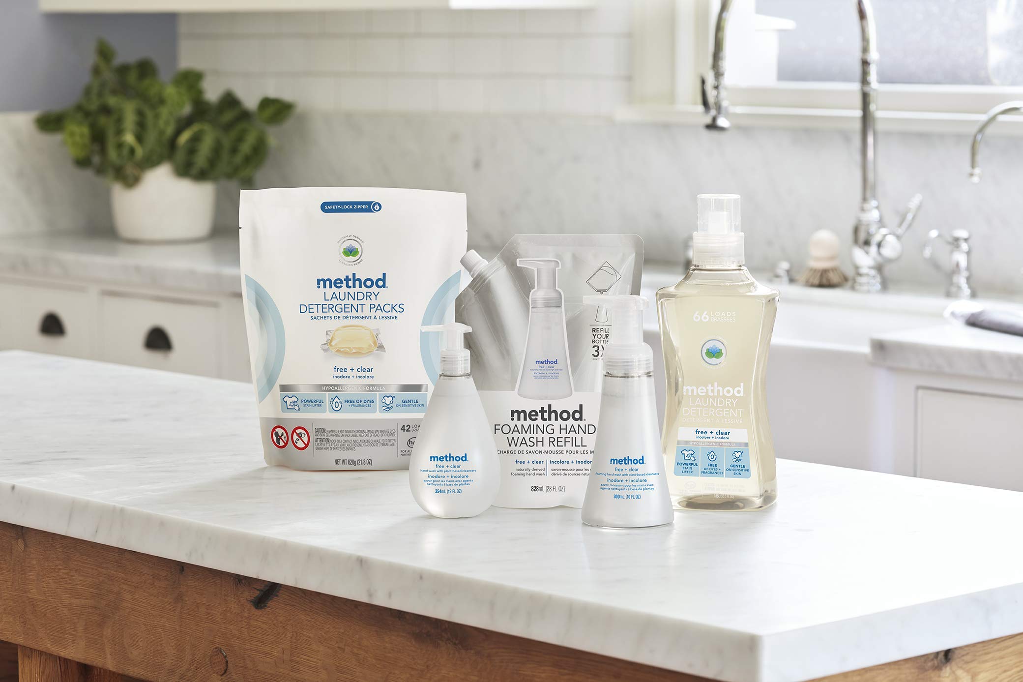 Foto 5 | Detergente Para Ropa Method  Líquido  Sin Fragancia  1 58 L  66 Cargas - Venta Internacional.