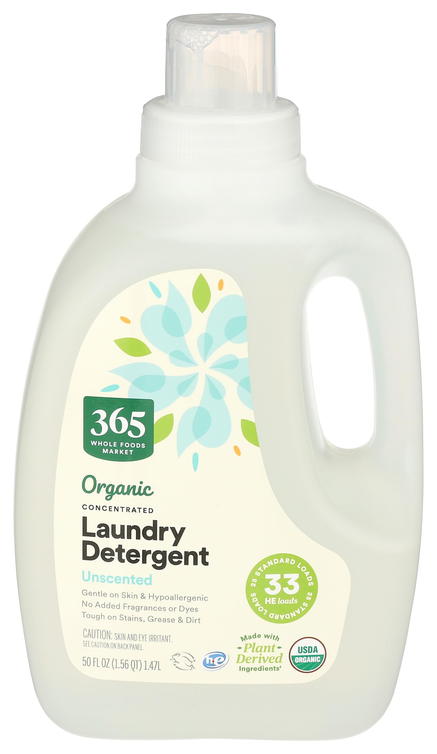 Foto 2 pulgar | Detergente Para Ropa Whole Foods Market Organic 1.47 L 33 He Loads - Venta Internacional.