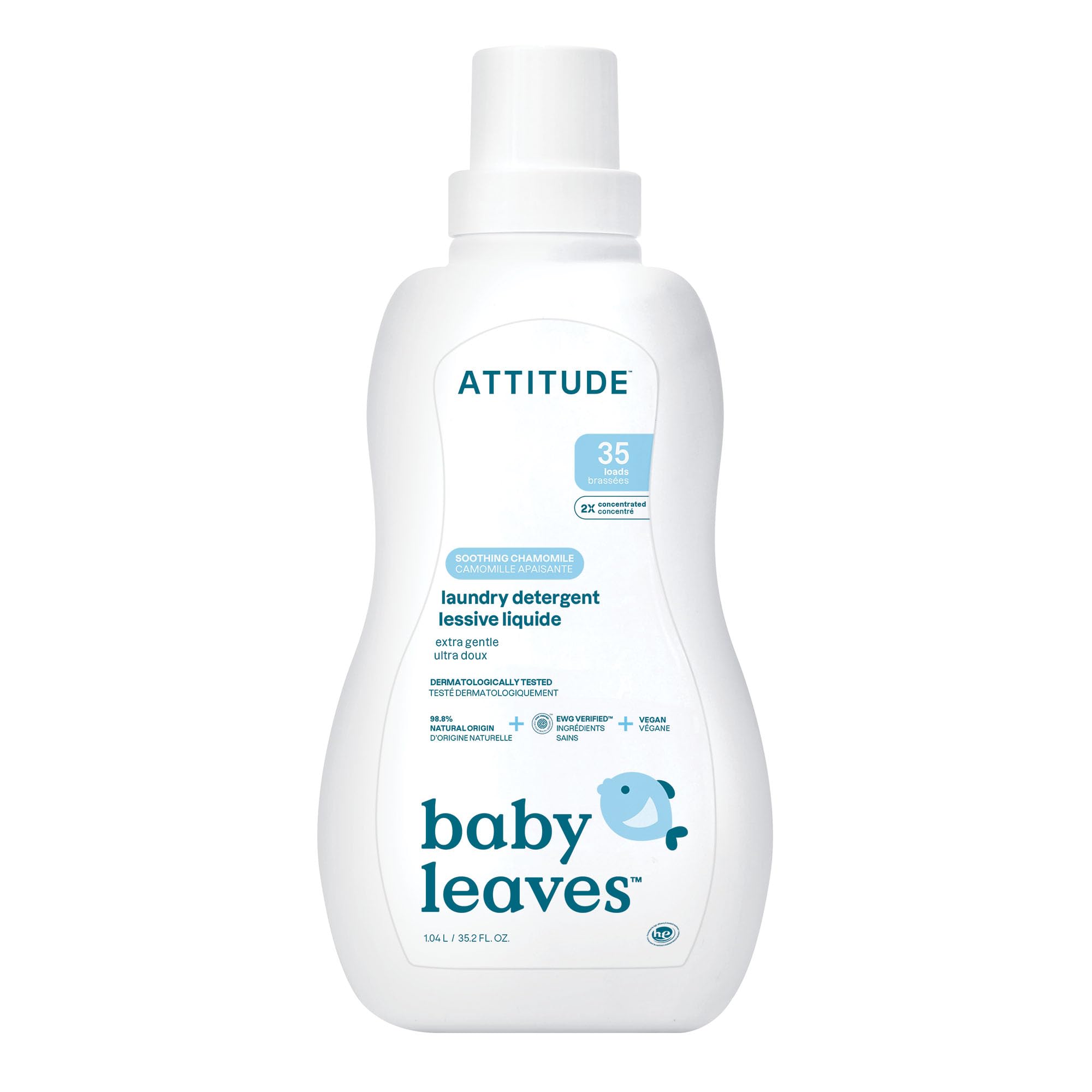 Detergente Para Ropa Attitude Baby  1 05 L  35 Cargas  Manzanilla - Venta Internacional. $763