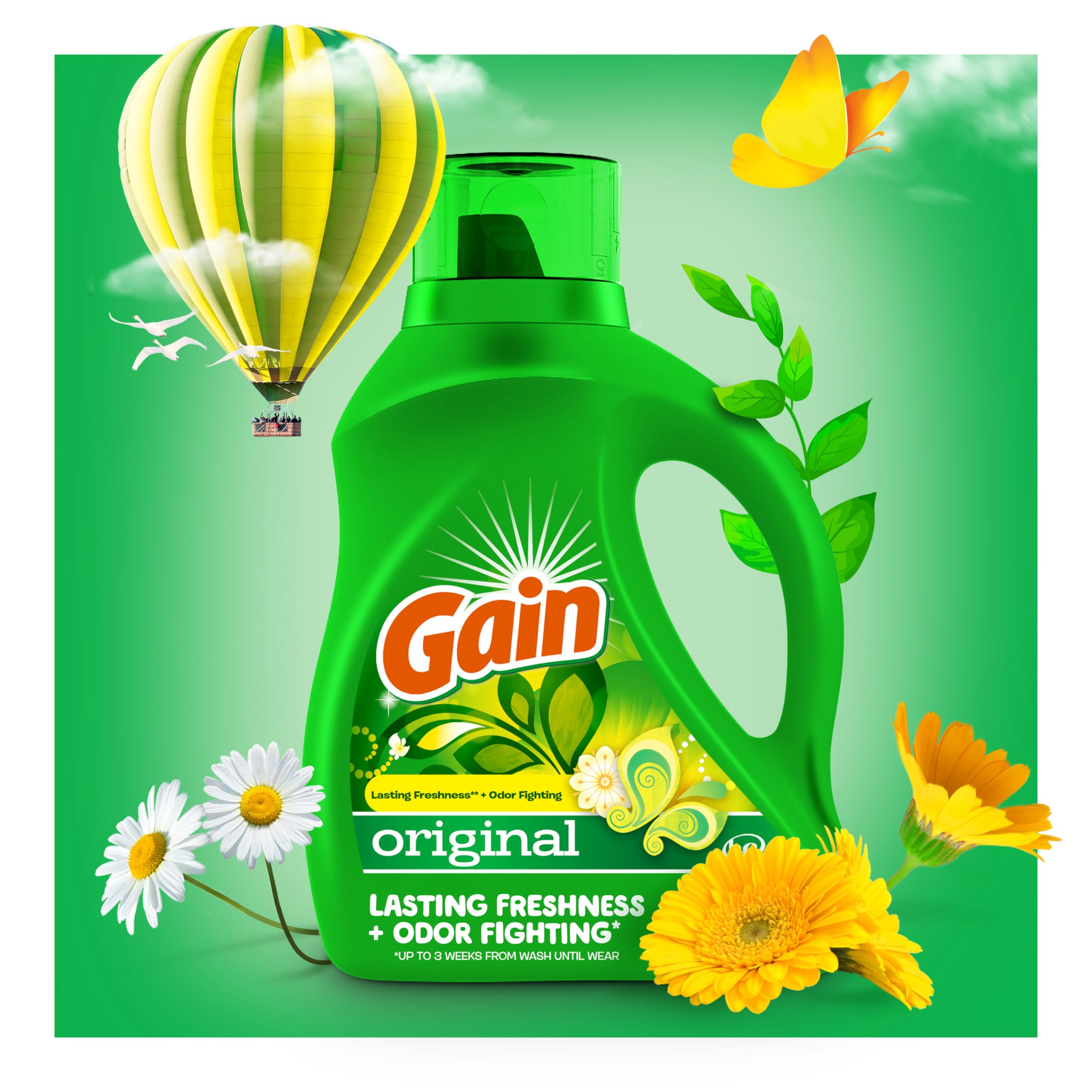 Foto 6 pulgar | Detergente Para Ropa Gain Liquid Soap Original Scent 3 8 L  90 Cargas - Venta Internacional.