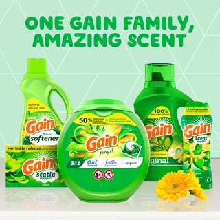 Foto 7 | Detergente Para Ropa Gain Liquid Soap Original Scent 3 8 L 90 Cargas - Venta Internacional.