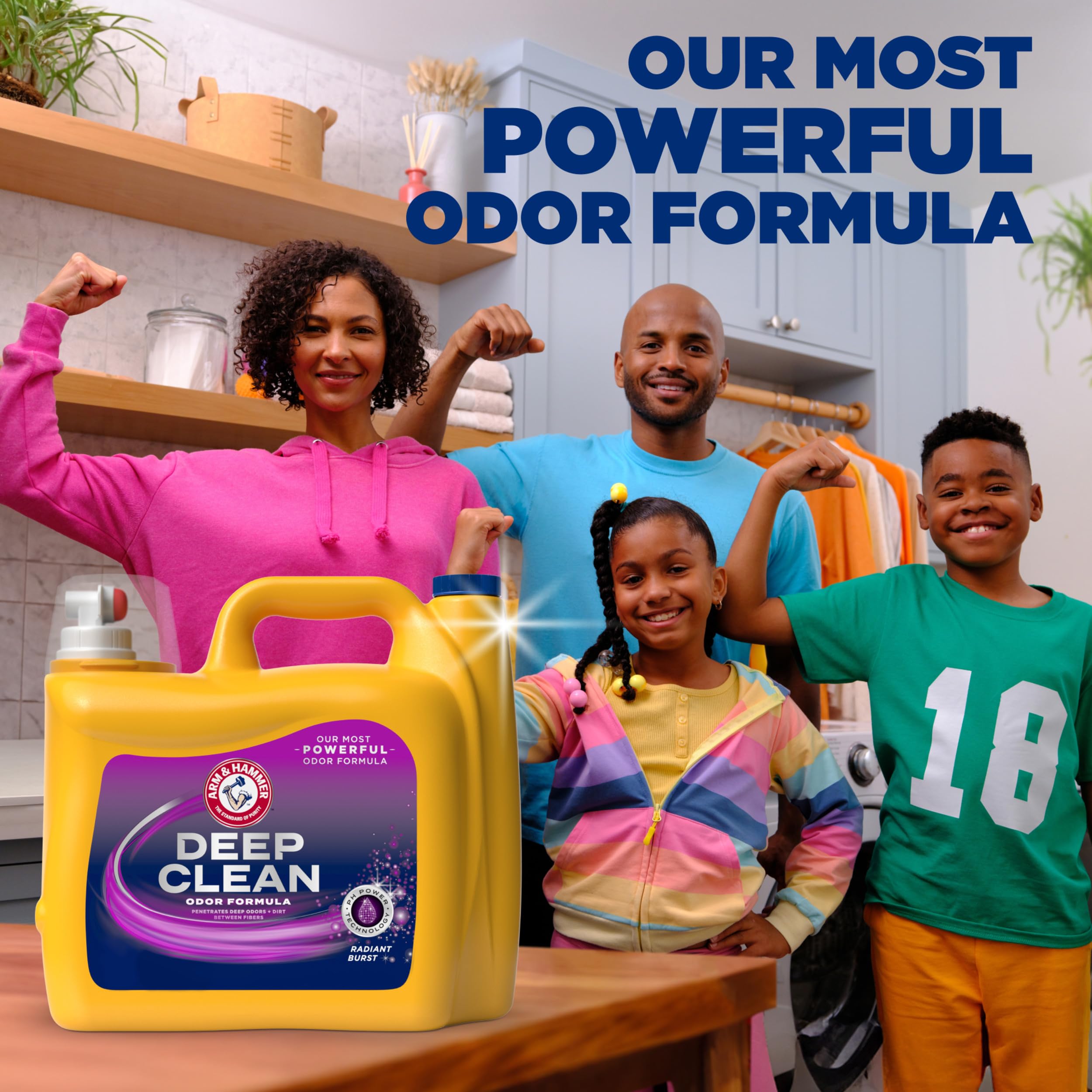 Foto 4 pulgar | Detergente Líquido Para Ropa Arm & Hammer Deep Clean  4 5 L  100 Cargas - Venta Internacional.