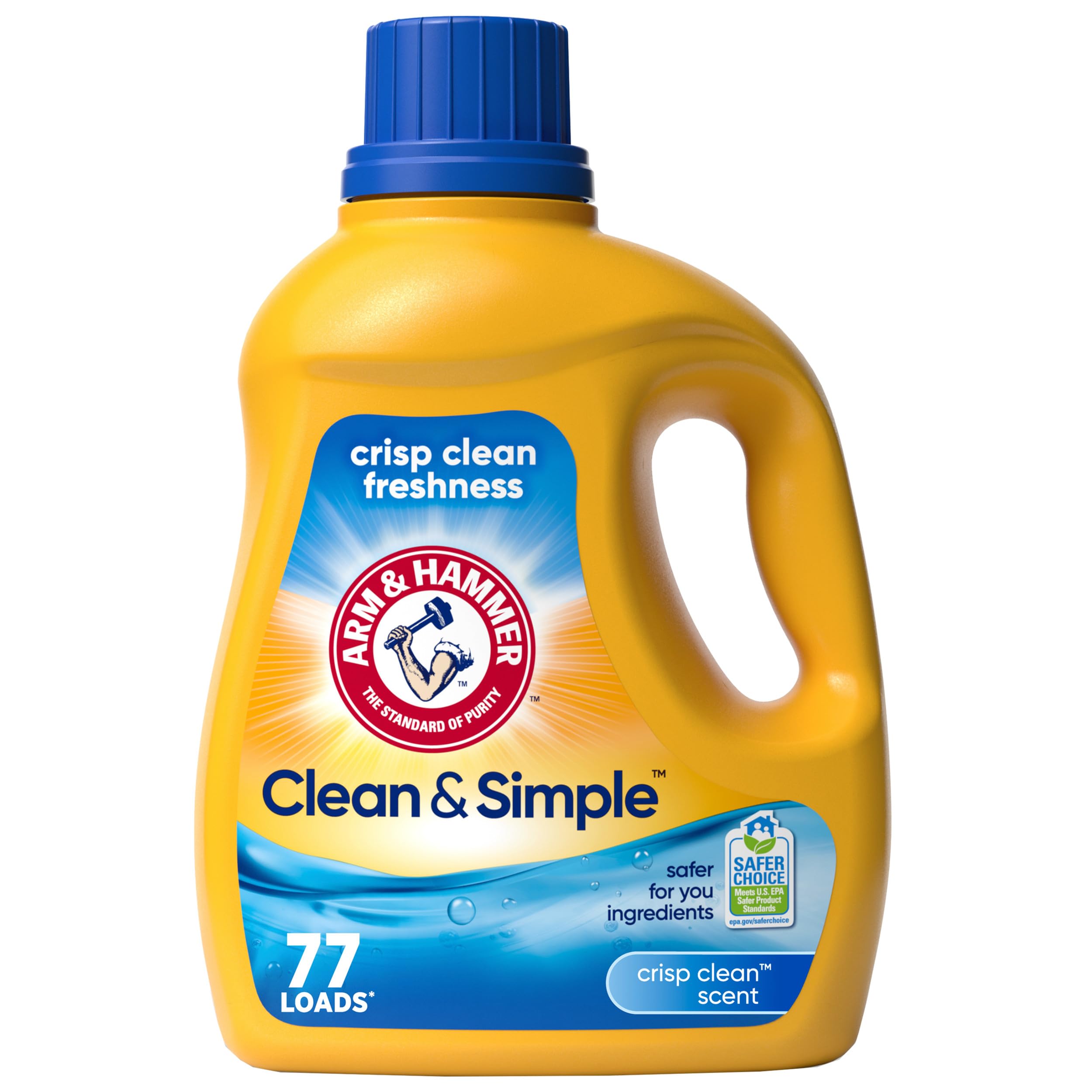 Foto 2 pulgar | Detergente Líquido Para Ropa Arm & Hammer Clean & Simple  2 97 L - Venta Internacional.