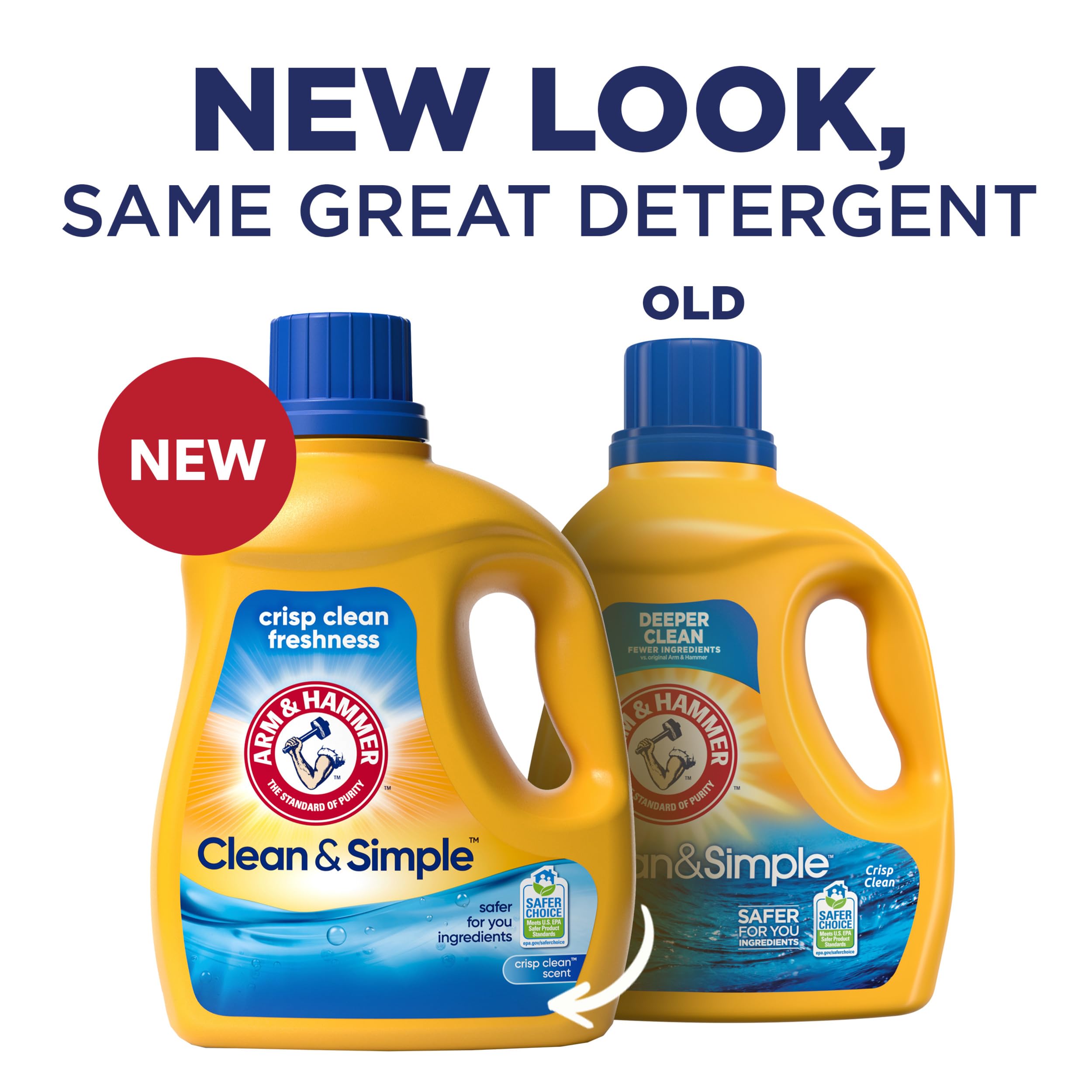 Foto 3 pulgar | Detergente Líquido Para Ropa Arm & Hammer Clean & Simple  2 97 L - Venta Internacional.
