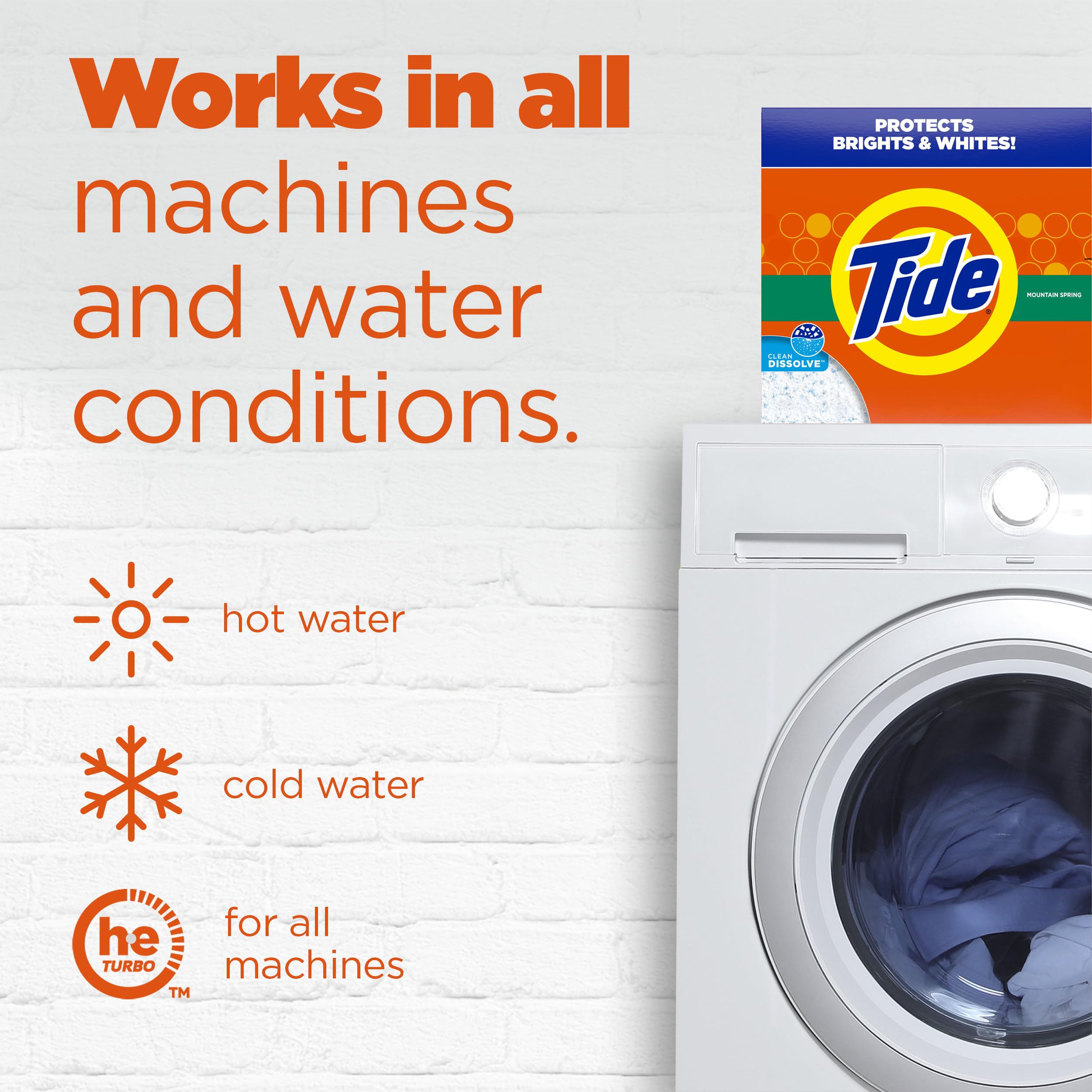 Foto 7 | Detergente Para Ropa Tide Powder Mountain Spring 4 2 L - Venta Internacional.