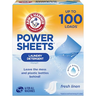 Foto 1 | Detergente Para Ropa Arm & Hammer Power Sheets Fresh Linen 50 Unidades - Venta Internacional.