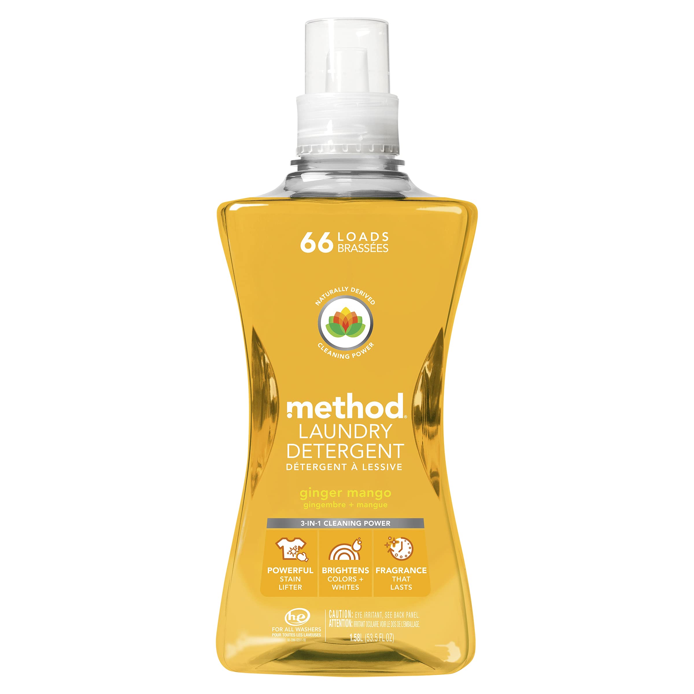 Foto 2 pulgar | Detergente Para Ropa Method Ginger Mango 1 58 L 66 Cargas - Venta Internacional.