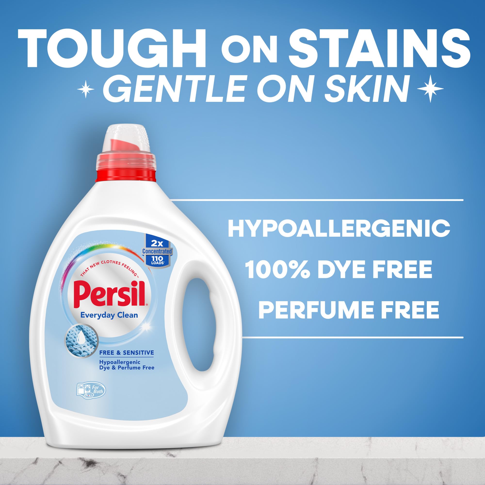 Foto 6 | Detergente para Ropa Persil Free & Sensitive 2x Concentrated 2.44 l - Venta Internacional