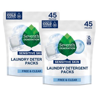 Foto 1 | Paquetes De Detergente Para Ropa De Séptima Generación 90 Cargas - Venta Internacional.