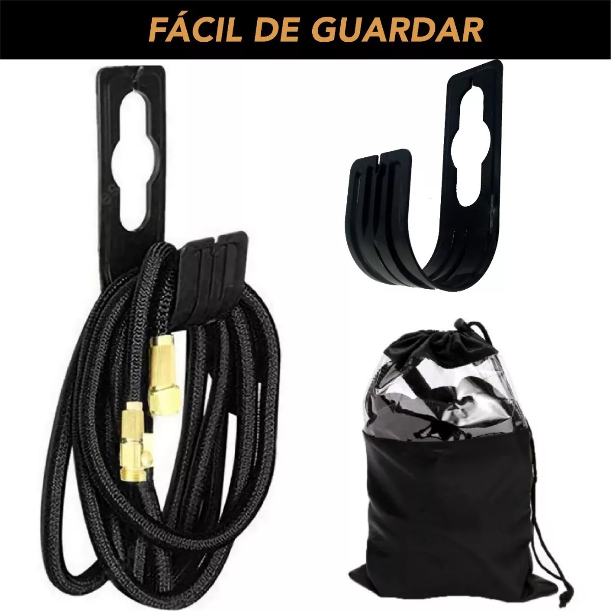 Foto 4 pulgar | Manguera Expandible de 100 Ft 30 m con Pistola Eo Safe Imports Esi-4069 color Negro