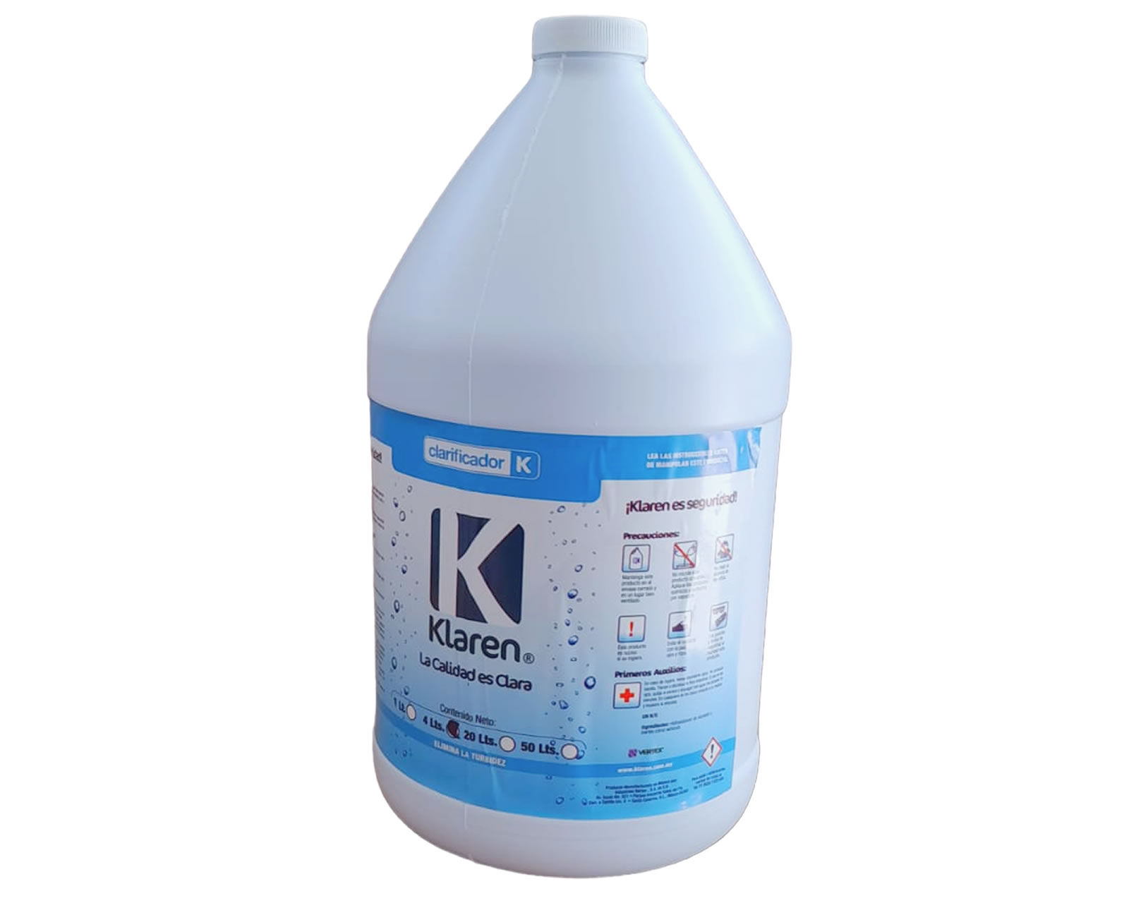 Foto 2 pulgar | Floculante Clarificador Líquido Klaren Concentrado para Aspirar Alberca 4 l