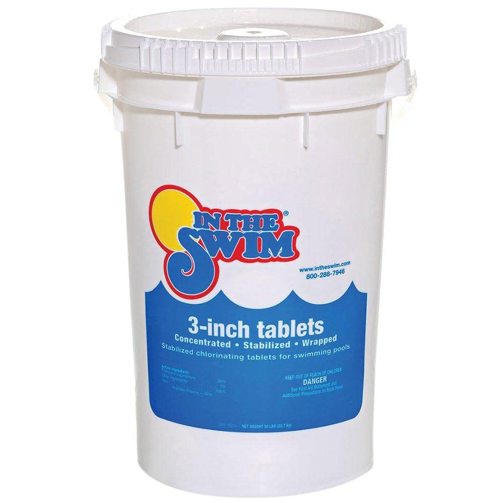 Tabletas De Cloro Para Nadar De 3 Pulgadas Y 22,68 Kg Para Piscinas Con Un 90% De Cloro - Venta Internacional. $6,130