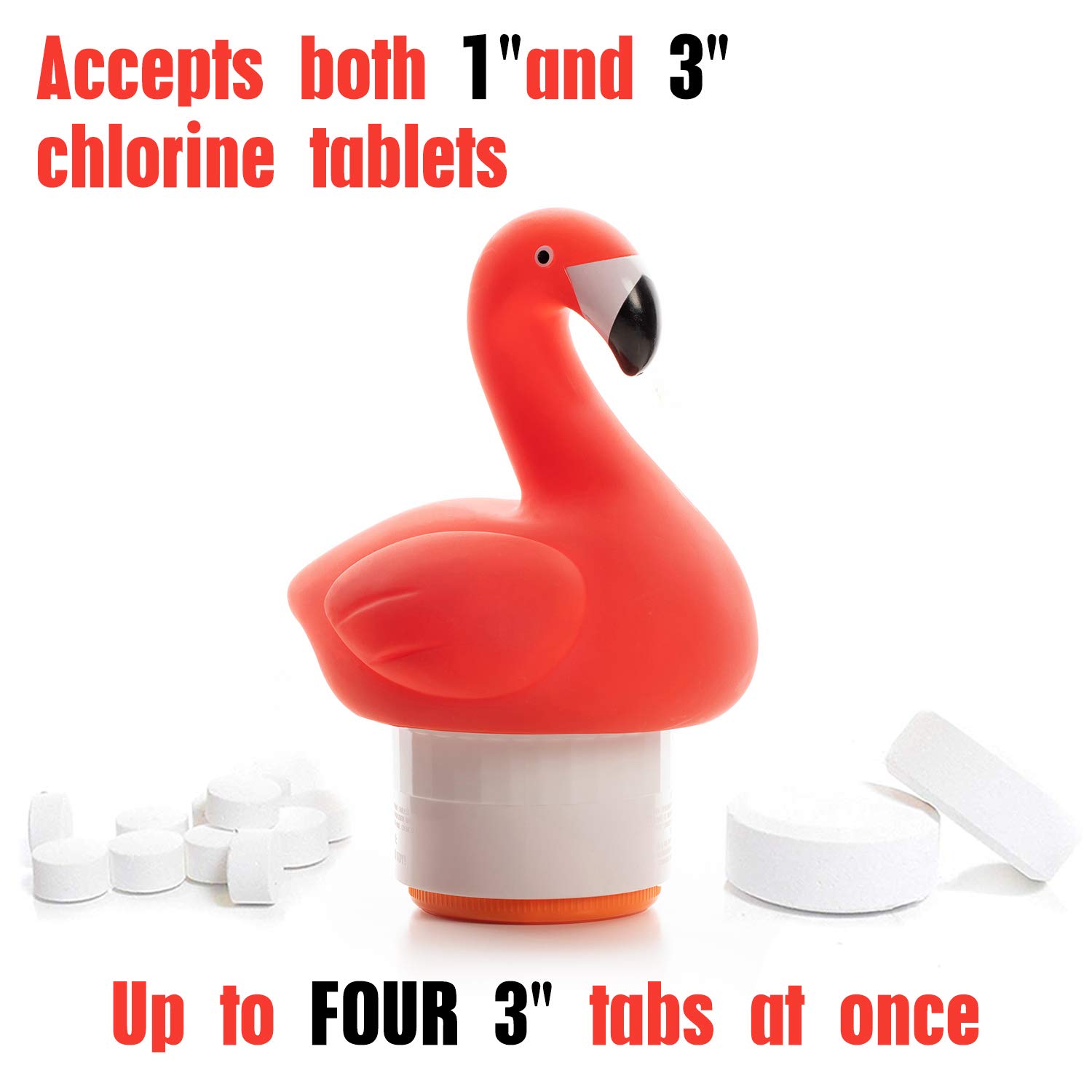 Foto 3 pulgar | Dispensador Flotante Para Piscinas Chlorine Floater Xy-wq Flamingo - Venta Internacional.