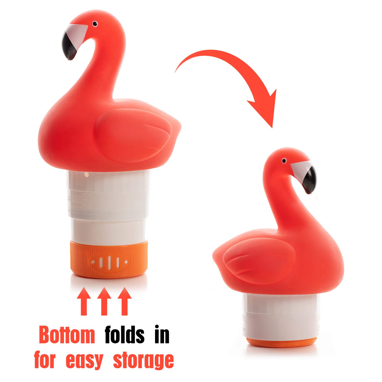 Foto 5 pulgar | Dispensador Flotante Para Piscinas Chlorine Floater Xy-wq Flamingo - Venta Internacional.