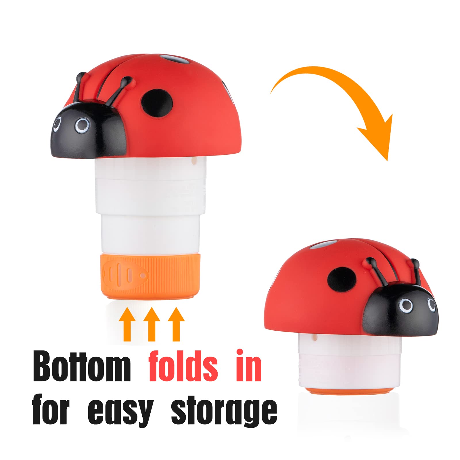 Foto 8 pulgar | Chlorine Floater Xy-wq Ladybug Para 1 Tableta Con Flujo Ajustable - Venta Internacional.
