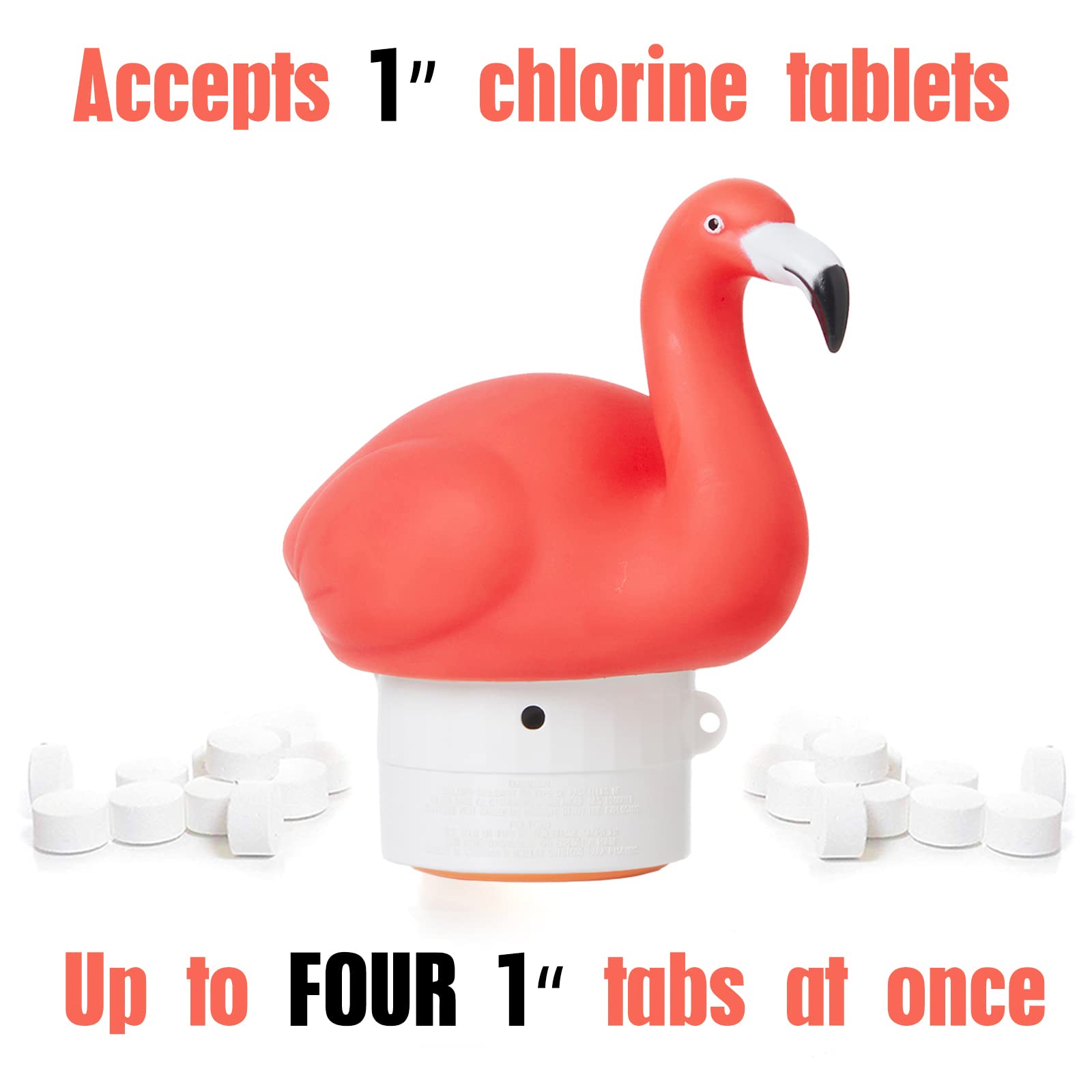 Foto 3 pulgar | Chlorine Floater Xy-wq Flamingo Para 1 Tableta Con Bonita Tapa - Venta Internacional.