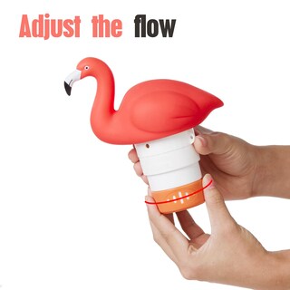 Foto 3 | Chlorine Floater Xy-wq Flamingo Para 1 Tableta Con Bonita Tapa - Venta Internacional.