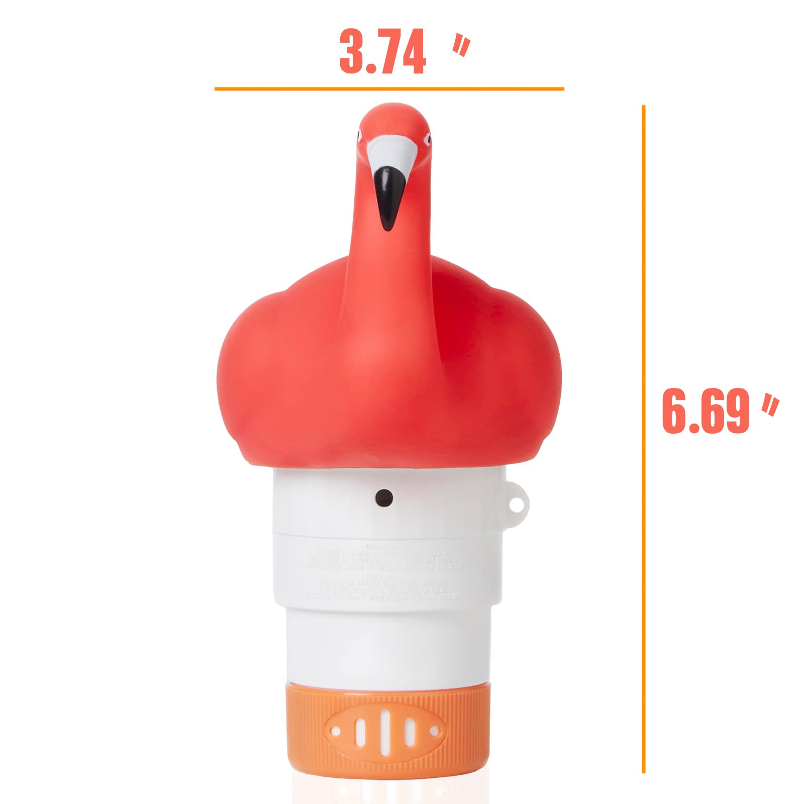 Foto 6 pulgar | Chlorine Floater Xy-wq Flamingo Para 1 Tableta Con Bonita Tapa - Venta Internacional.