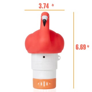 Foto 5 | Chlorine Floater Xy-wq Flamingo Para 1 Tableta Con Bonita Tapa - Venta Internacional.