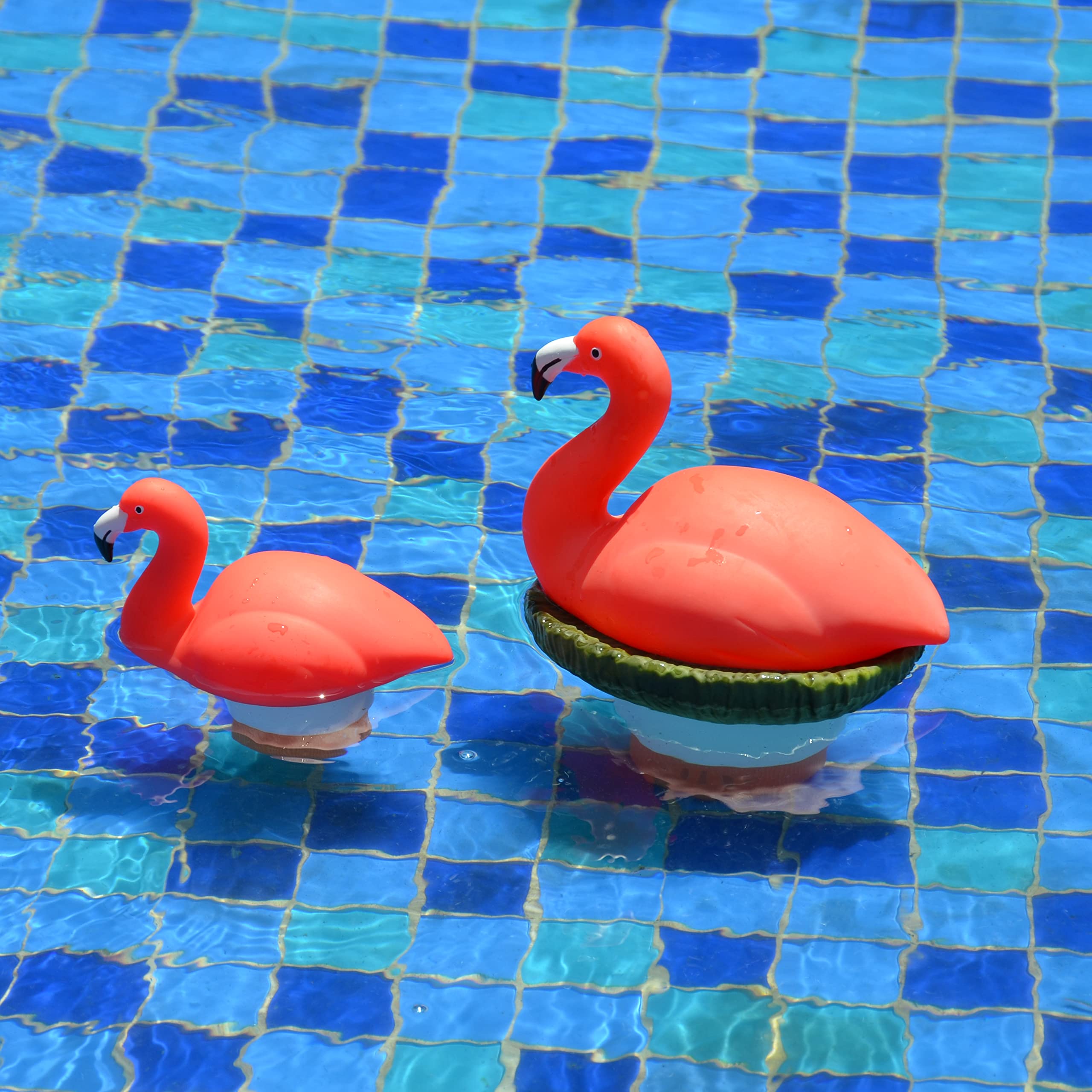 Foto 8 pulgar | Chlorine Floater Xy-wq Flamingo Para 1 Tableta Con Bonita Tapa - Venta Internacional.