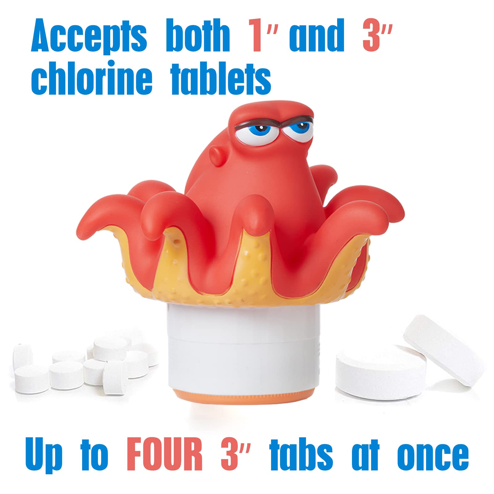 Foto 4 pulgar | Dispensador Flotante Para Piscinas Chlorine Floater Xy-wq Octopus - Venta Internacional.