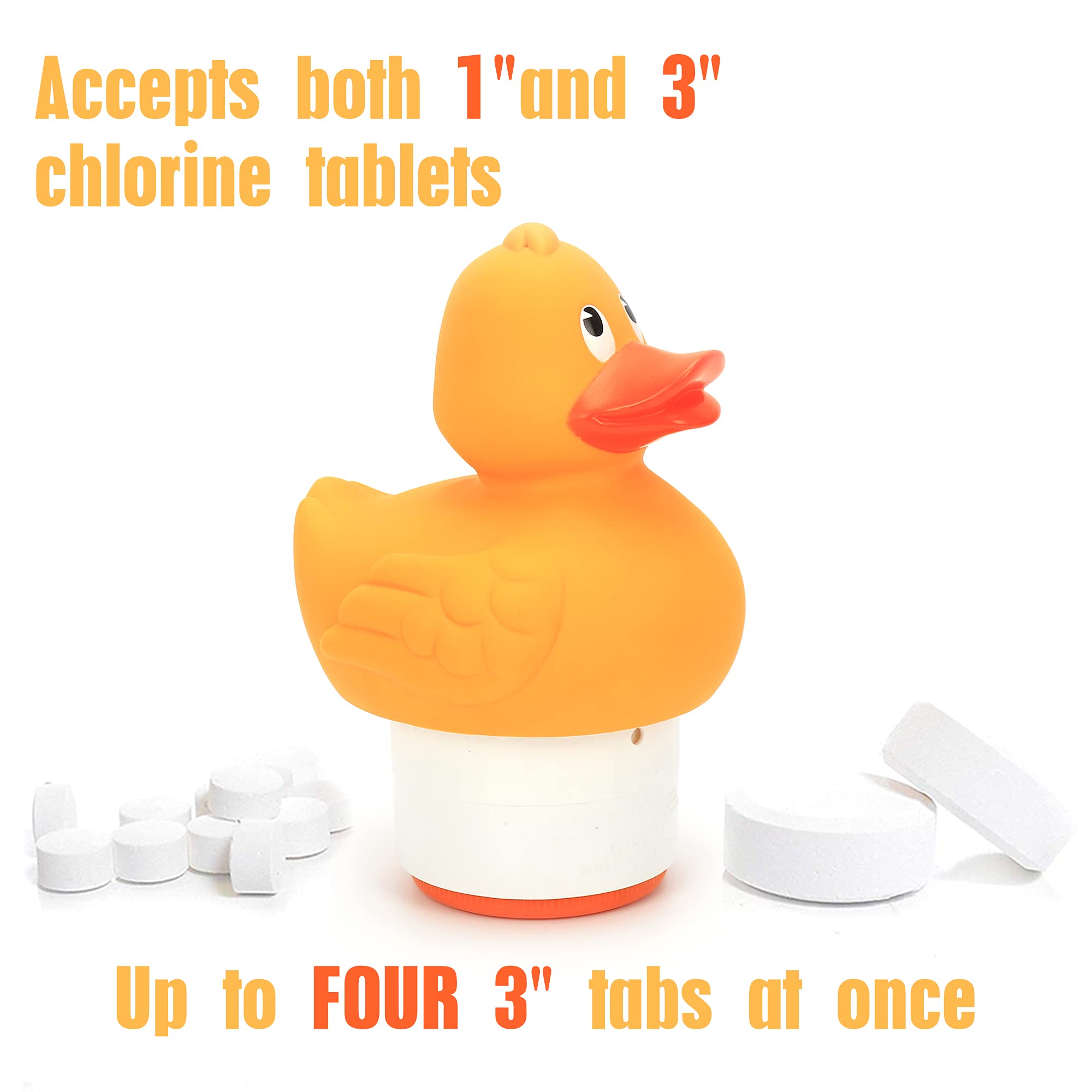 Foto 3 pulgar | Dispensador Flotante Para Piscinas Chlorine Floater Xy-wq Con Forma De Pato - Venta Internacional.