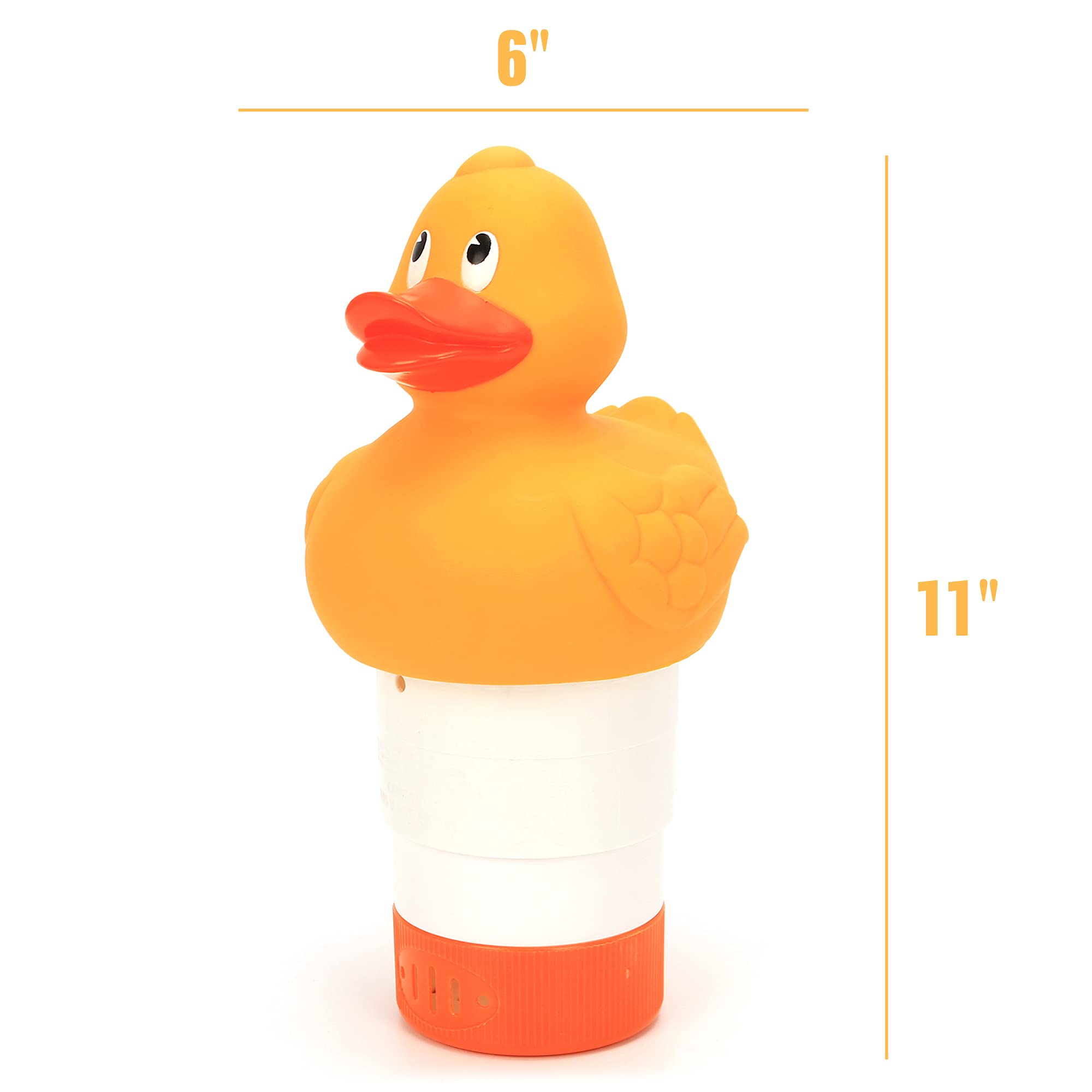 Foto 6 pulgar | Dispensador Flotante Para Piscinas Chlorine Floater Xy-wq Con Forma De Pato - Venta Internacional.