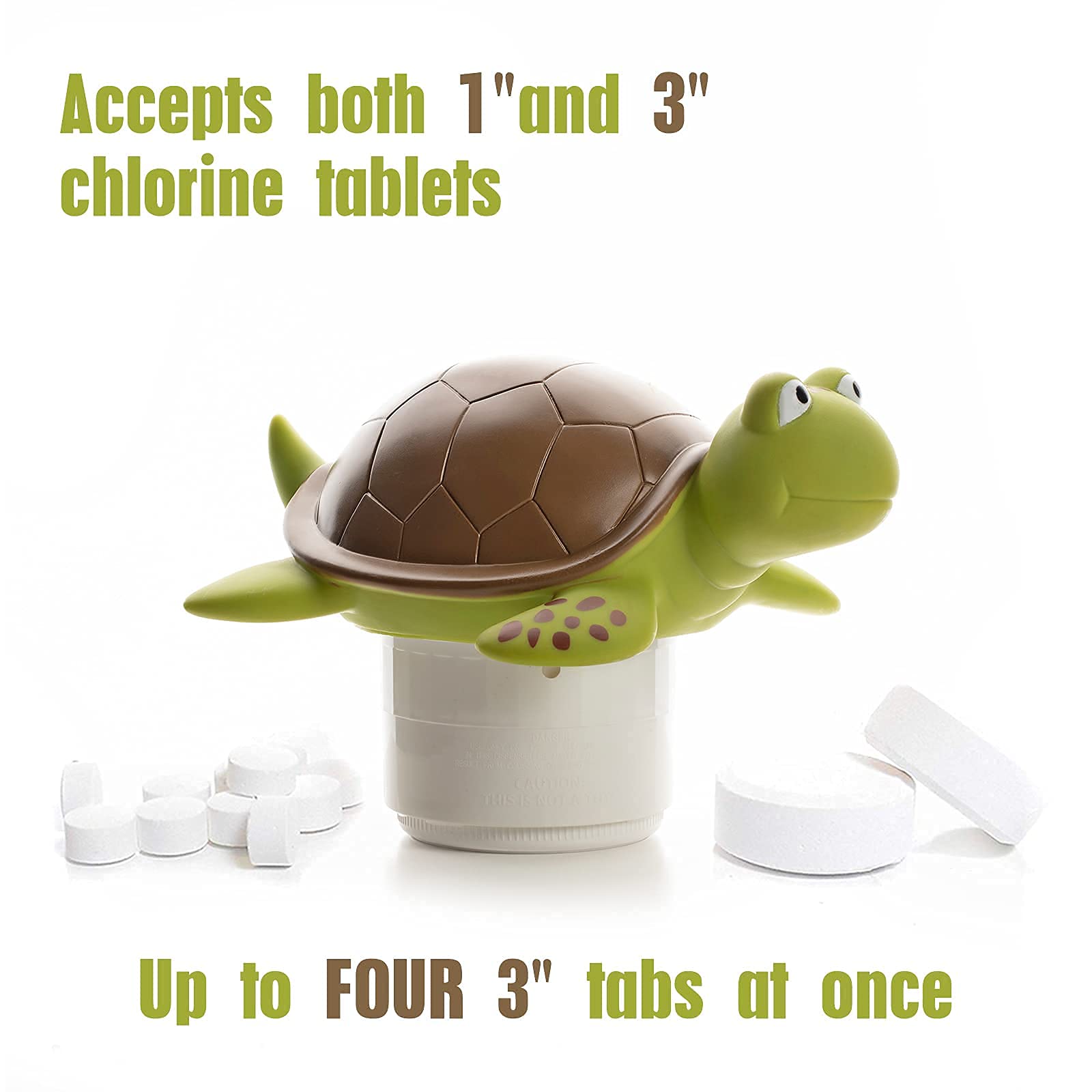 Foto 3 pulgar | Dispensador Flotante Para Piscinas Chlorine Floater Xy-wq En Forma De Tortuga - Venta Internacional.