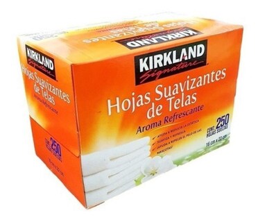 Foto 3 | Hojas Suavizantes de Telas Kirkland 500 Piezas