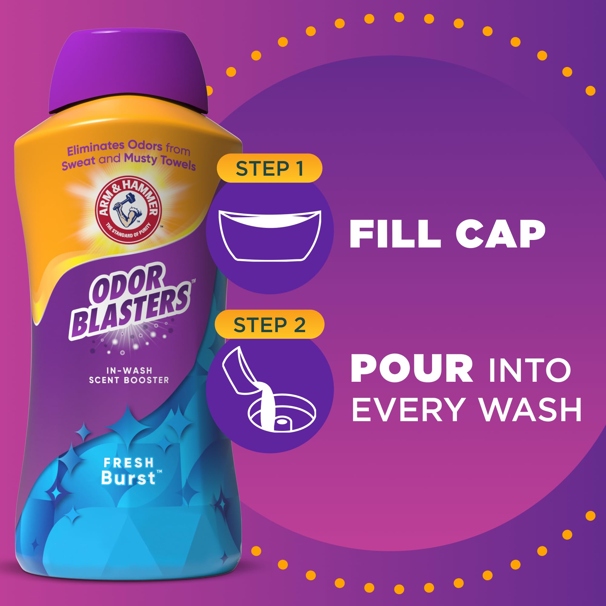 Foto 6 | Eliminadores De Olores Laundry Scent Booster Arm & Hammer, 1,3 L - Venta Internacional.