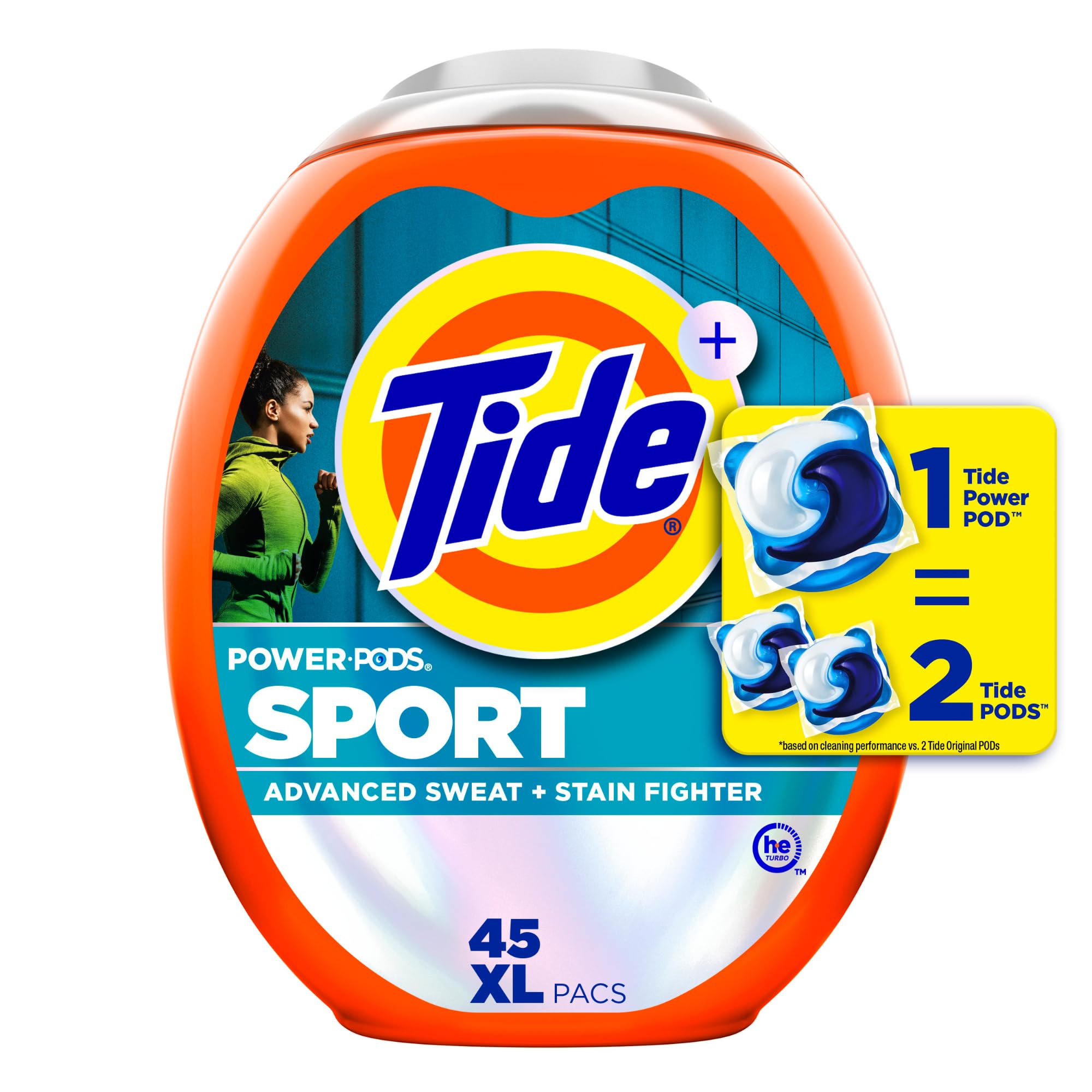 Detergente Para Ropa Pacs Tide Power Pods, 45 Unidades, Con Febreze - Venta Internacional. $1,474