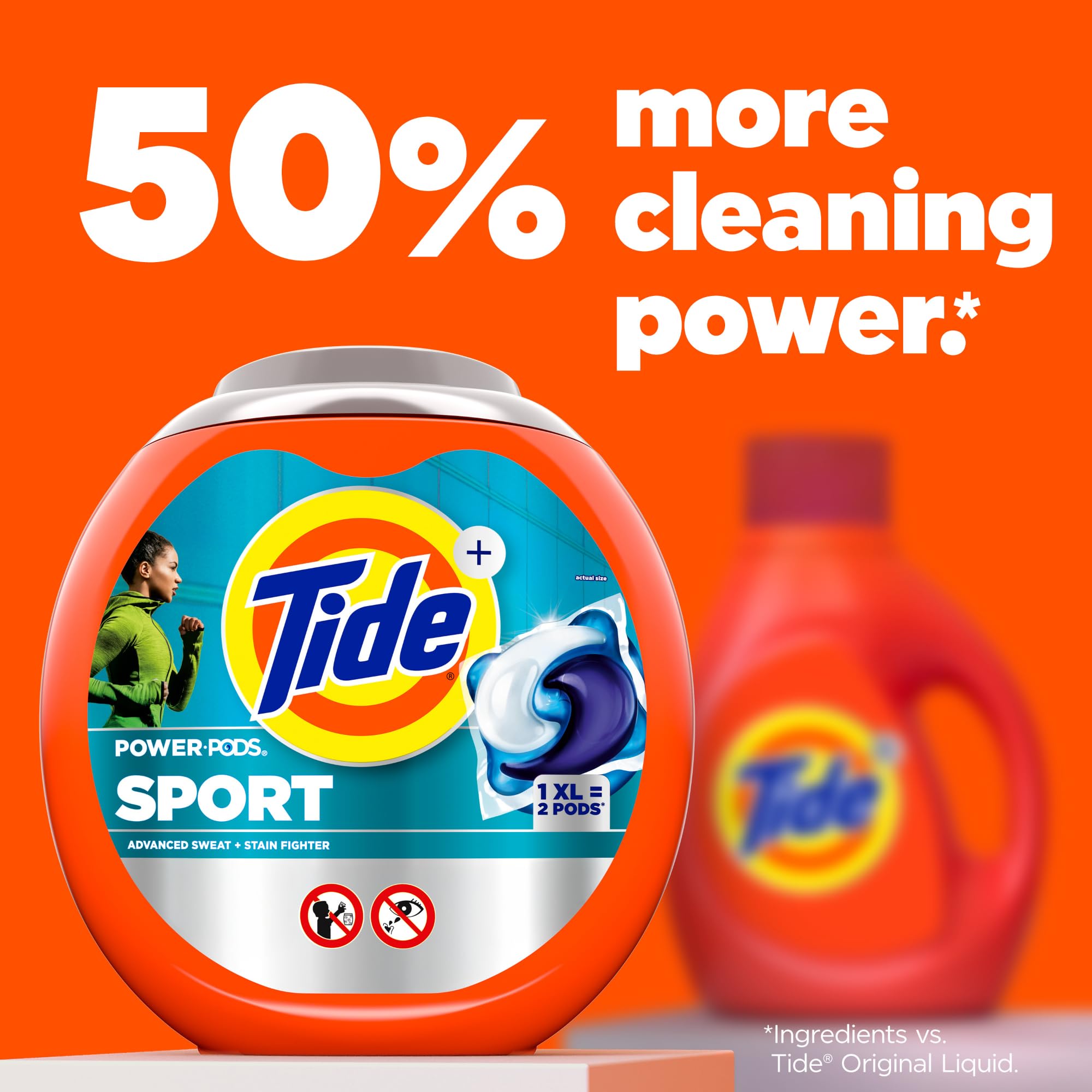 Foto 8 pulgar | Detergente Para Ropa Pacs Tide Power Pods, 45 Unidades, Con Febreze - Venta Internacional.