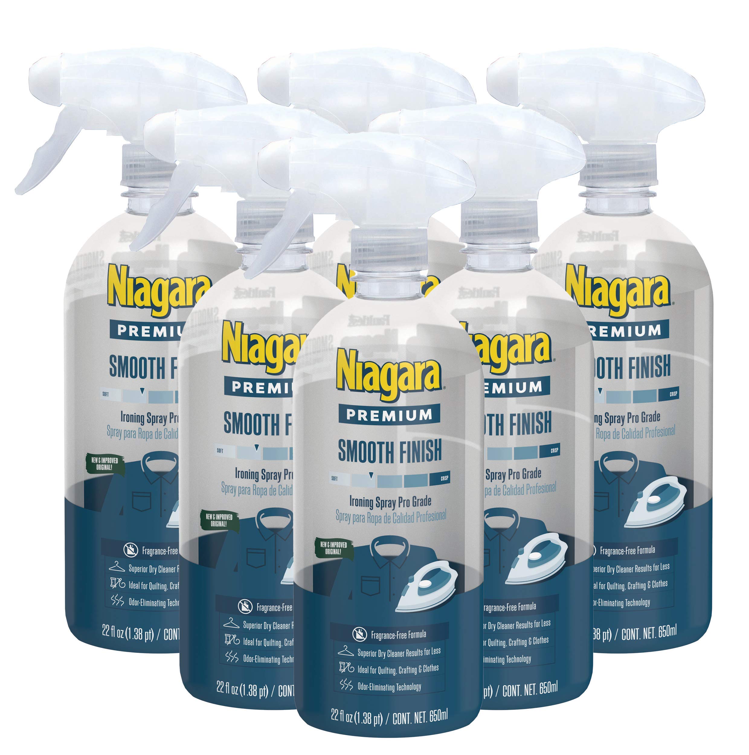Foto 2 pulgar | Spray Starch Niagara De 650 Ml (6 X 650 Ml) Para Planchar Con Bomba De Gatillo - Venta Internacional.