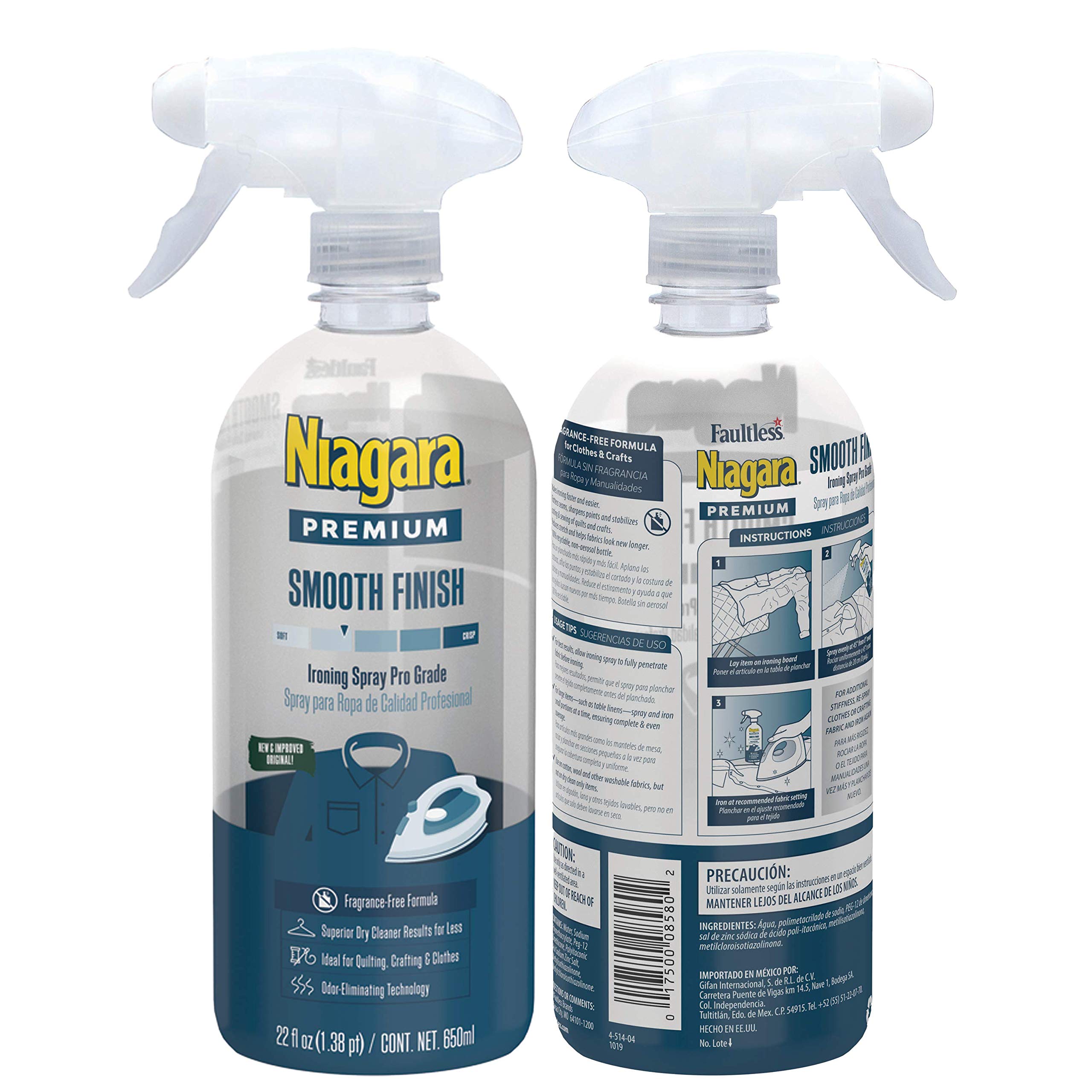 Foto 3 pulgar | Spray Starch Niagara De 650 Ml (6 X 650 Ml) Para Planchar Con Bomba De Gatillo - Venta Internacional.