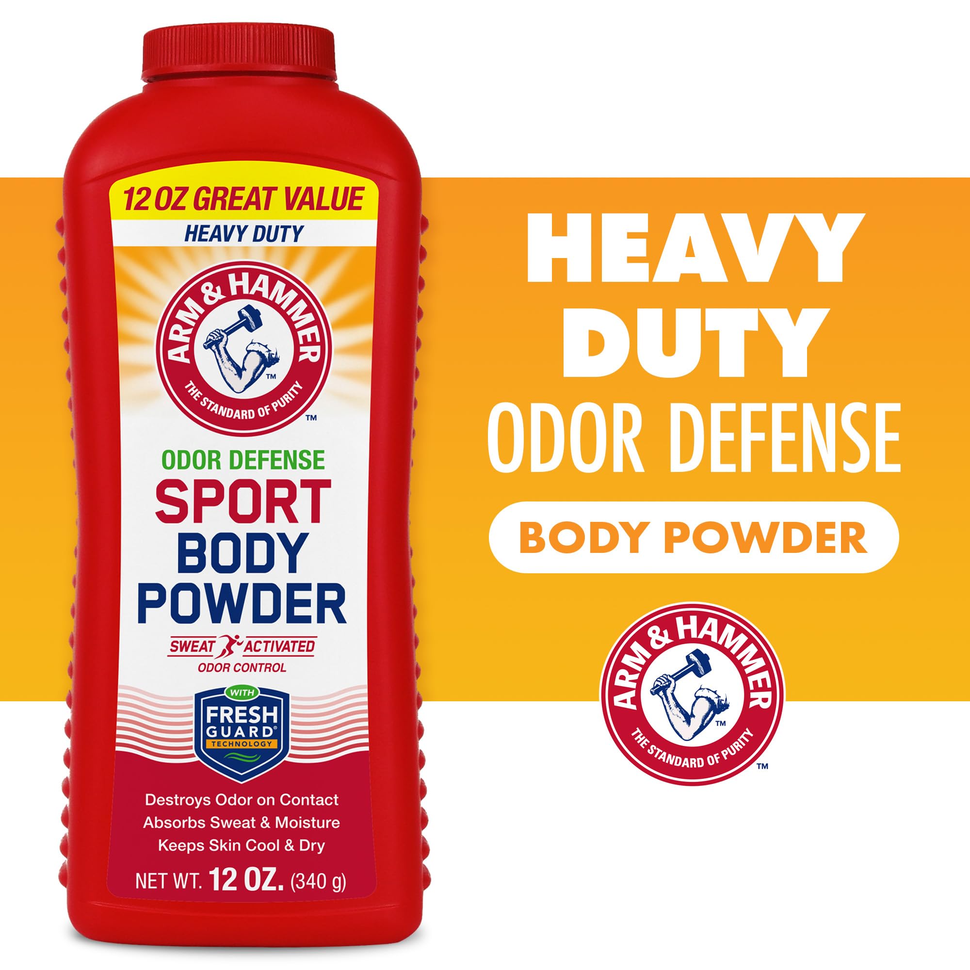 Foto 3 pulgar | Polvo Corporal Arm & Hammer Sport Sin Talco 340 G - Venta Internacional