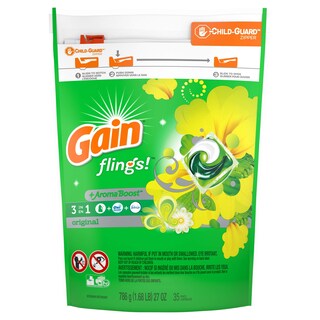 Foto 1 | Detergente Para Ropa Gain Flings Con El Doble De Poder De Limpieza - Venta Internacional.
