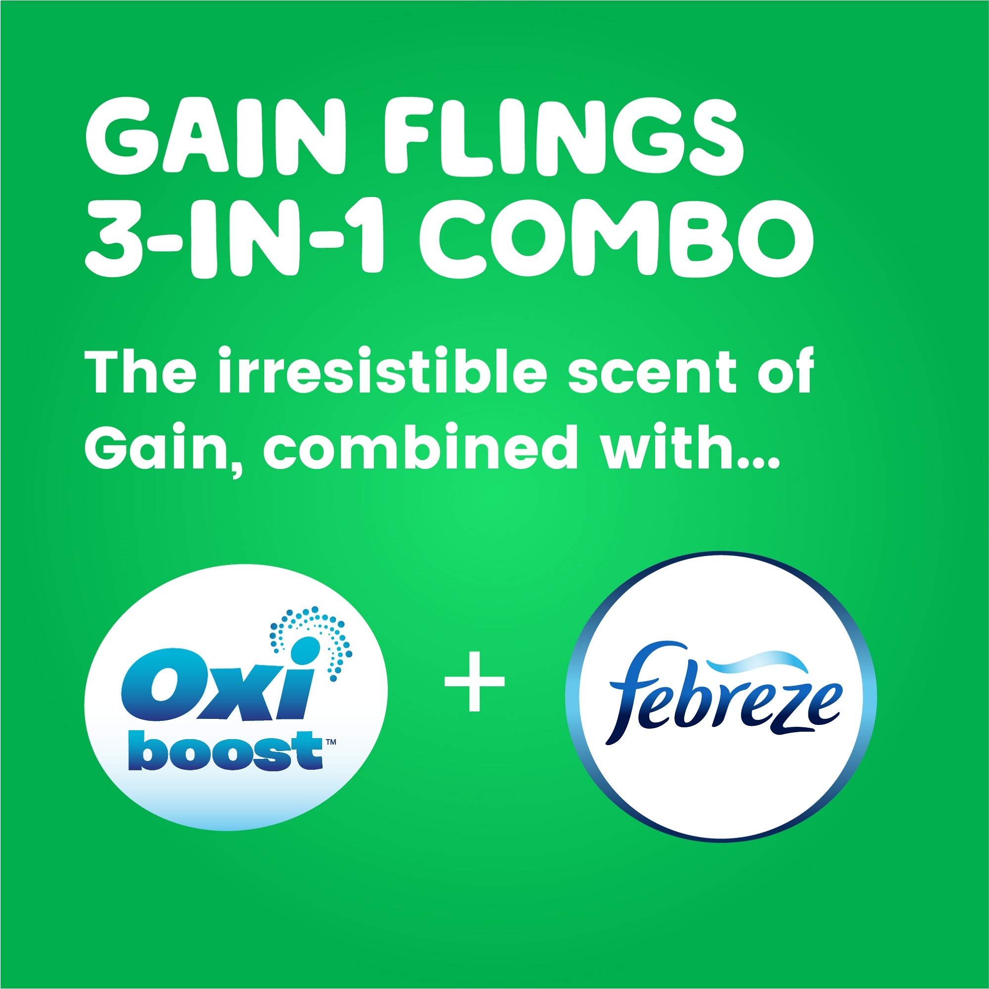 Foto 4 pulgar | Detergente Para Ropa Gain Flings Con El Doble De Poder De Limpieza - Venta Internacional.