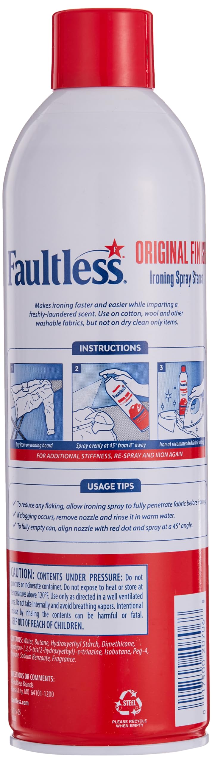 Foto 3 pulgar | Spray Starch Faultless/bon Ami Co 20706 600 Ml- Venta Internacional