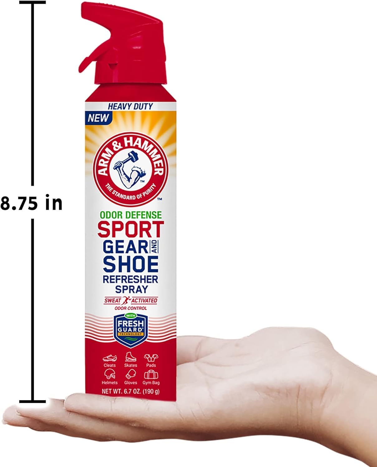 Foto 8 pulgar | Desodorizante En Aerosol Arm & Hammer Sport Gear & Shoe, 200 Ml (paquete De 3) - Venta Internacional.