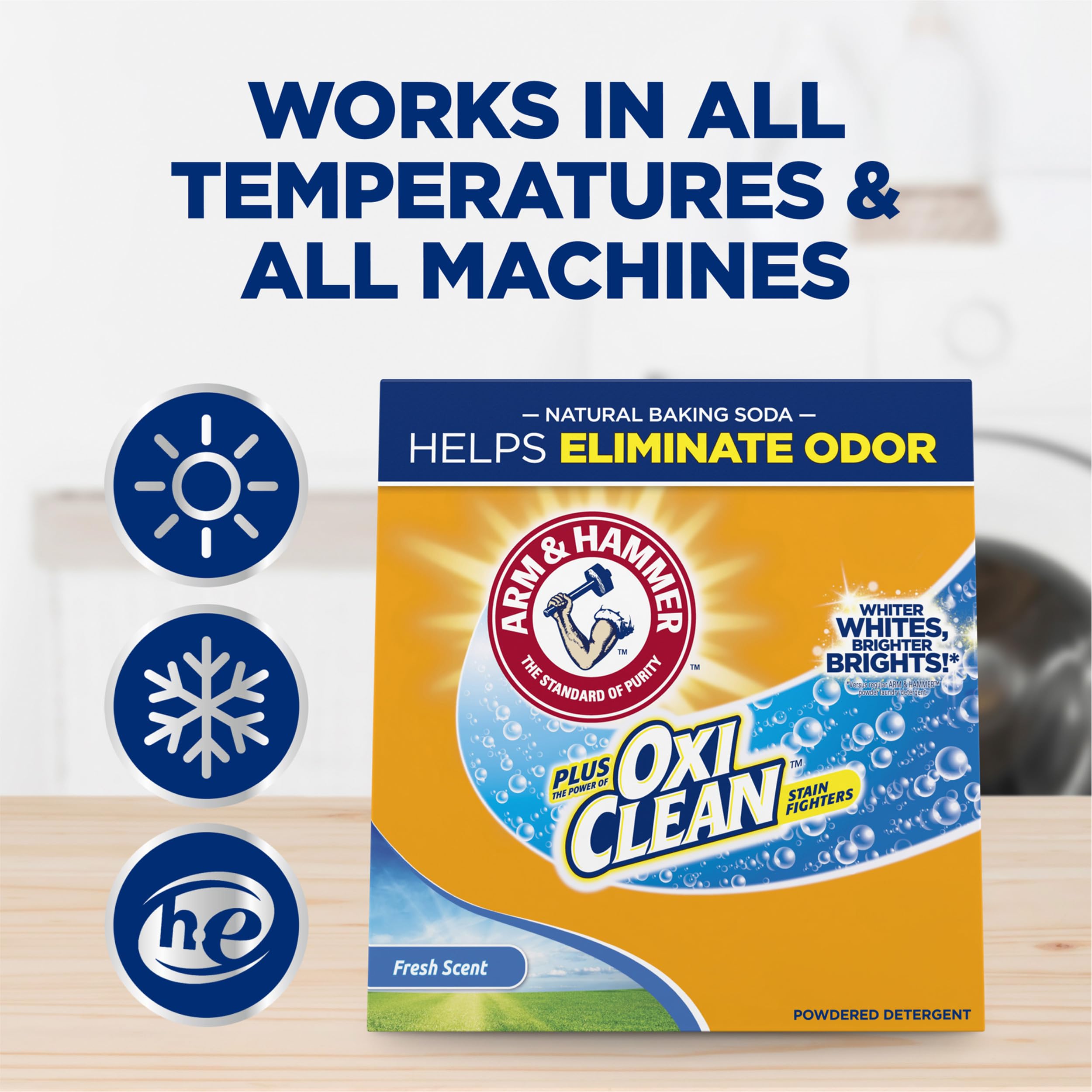 Foto 6 pulgar | Detergente Para Ropa Arm & Hammer Plus Oxiclean 45 Cargas - Venta Internacional.